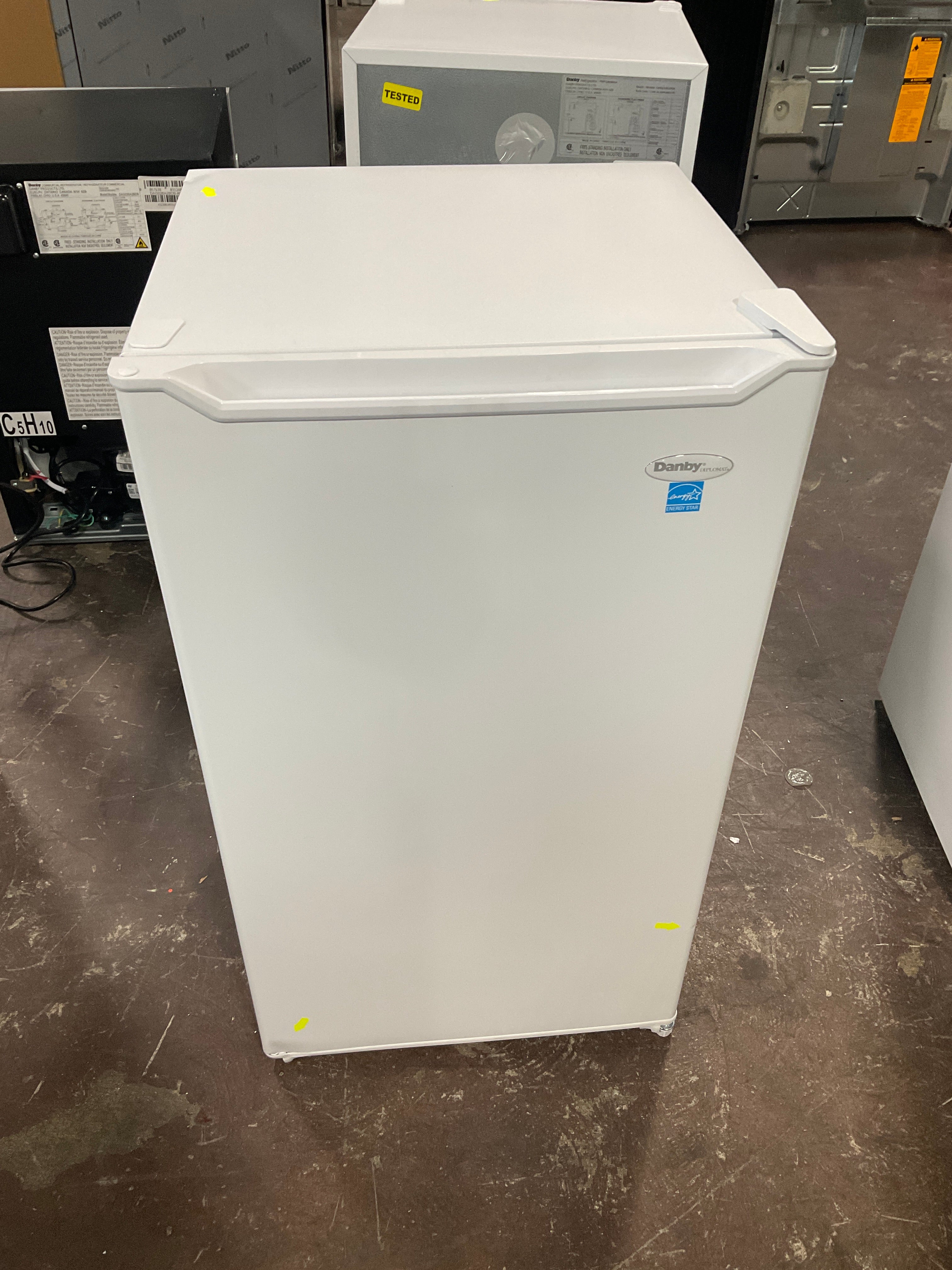 Front view, door closed