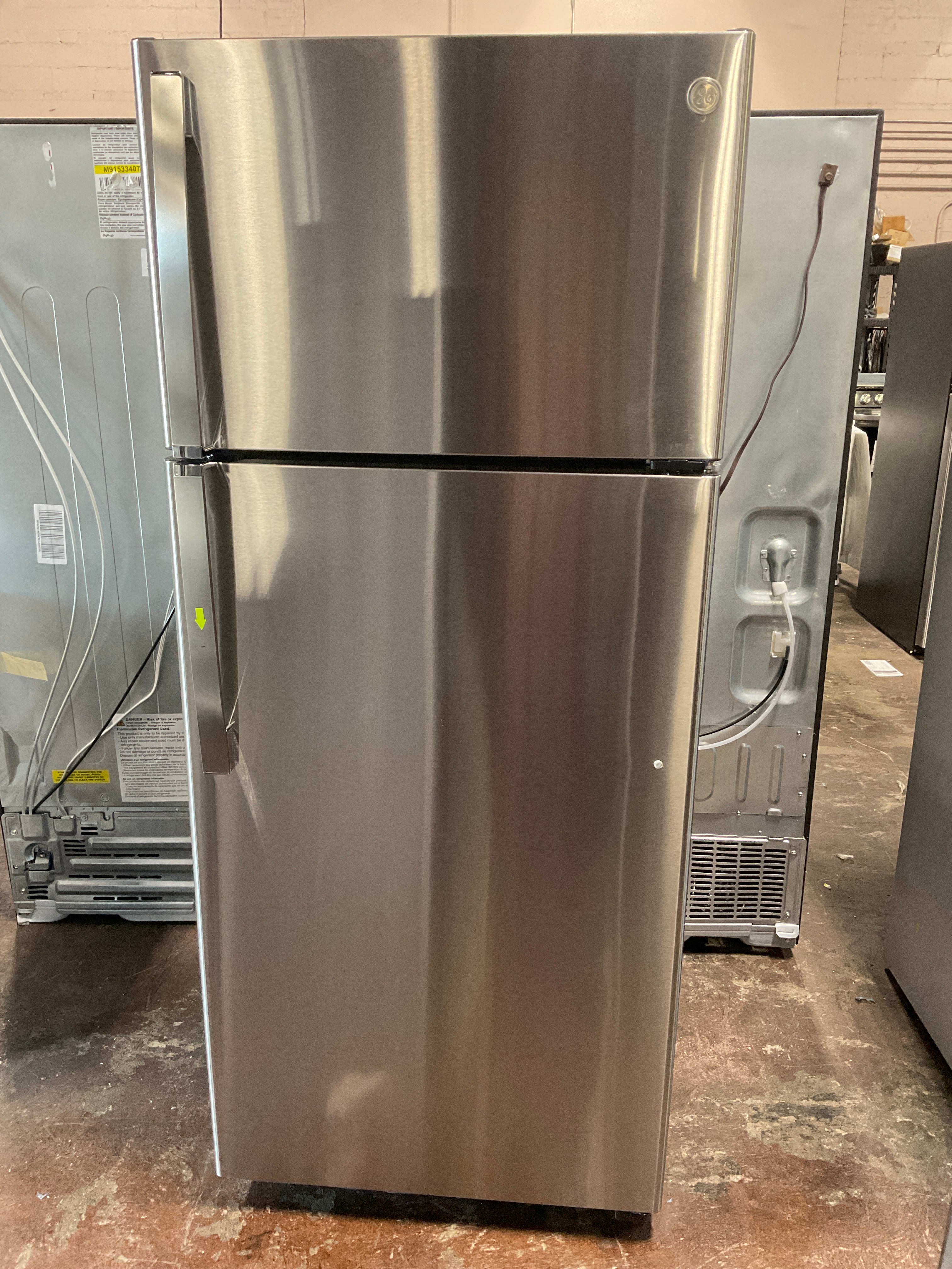 Front view, door closed