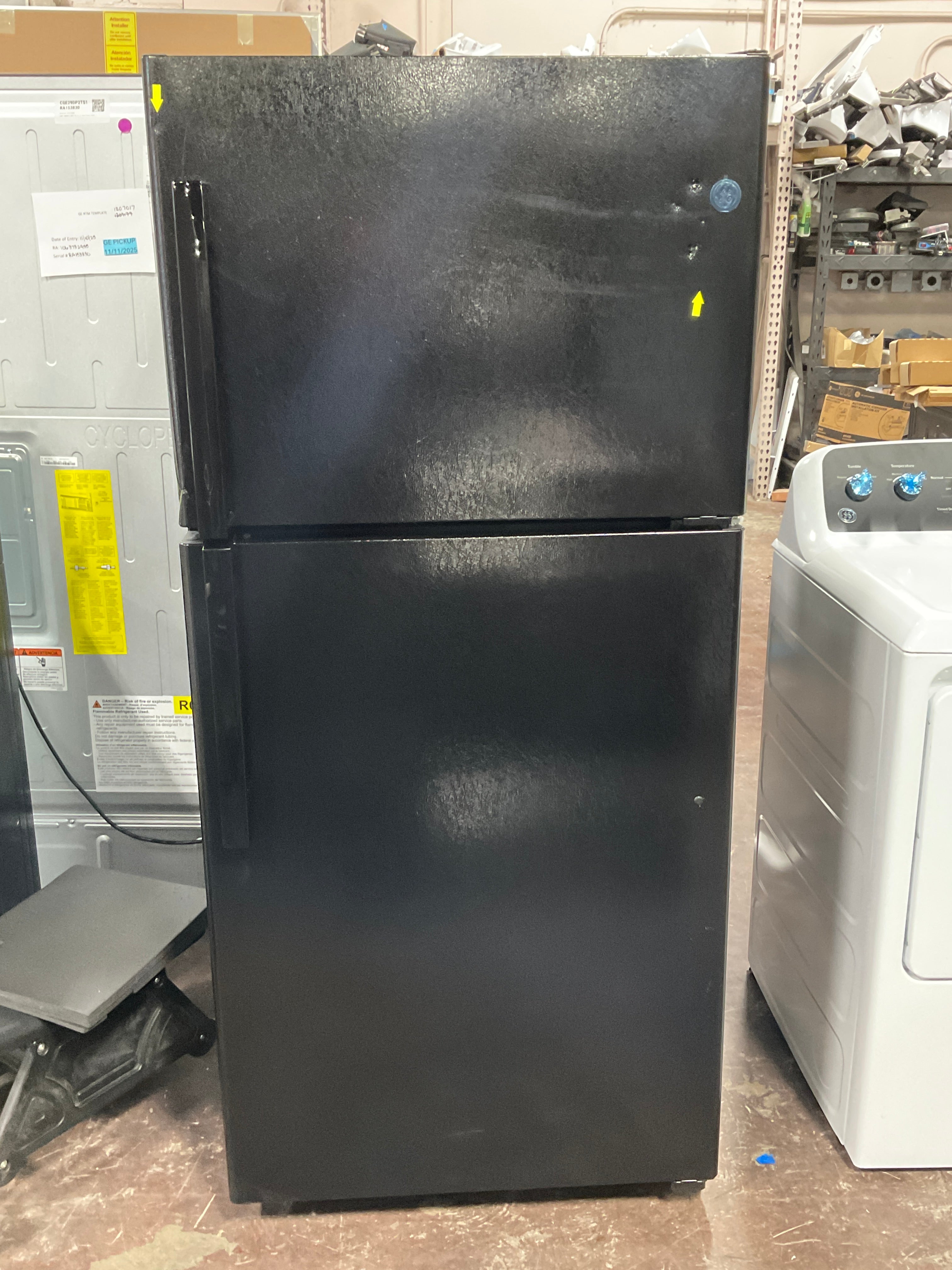 Front view, door closed