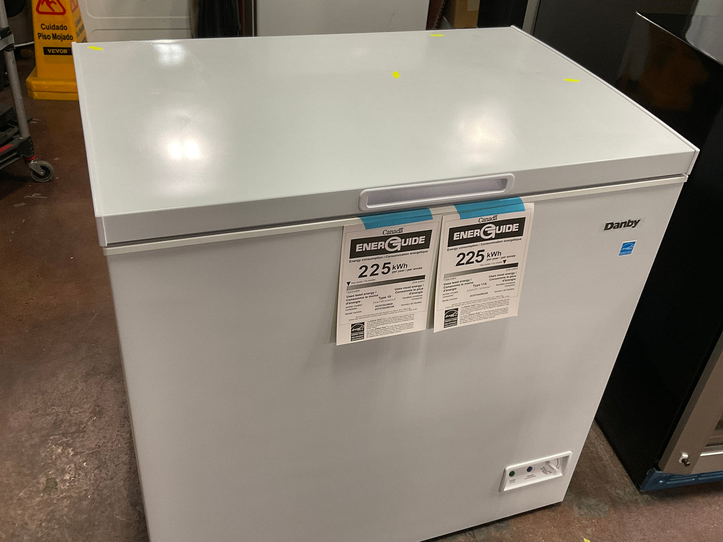 Front view, door closed