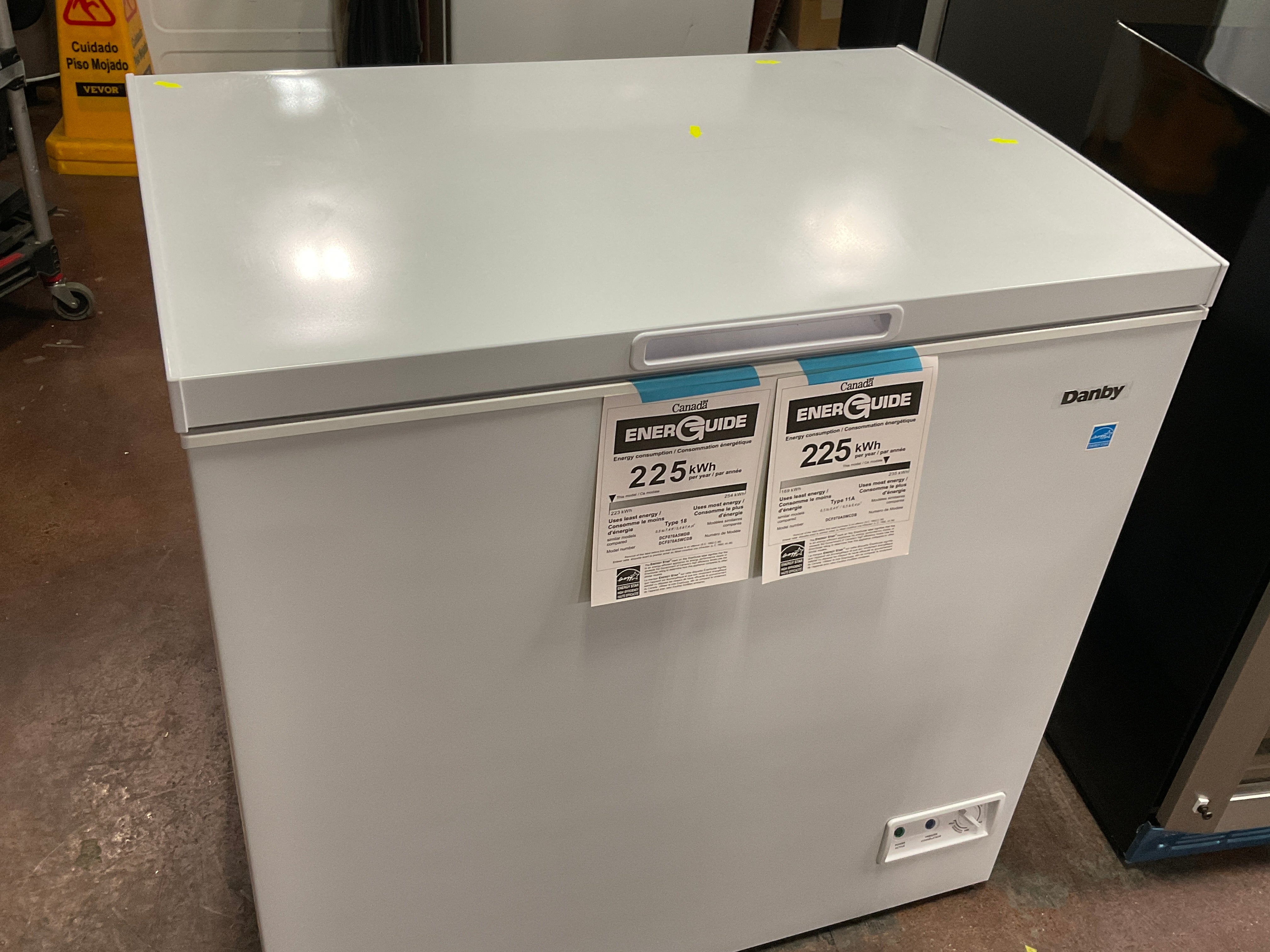 Front view, door closed