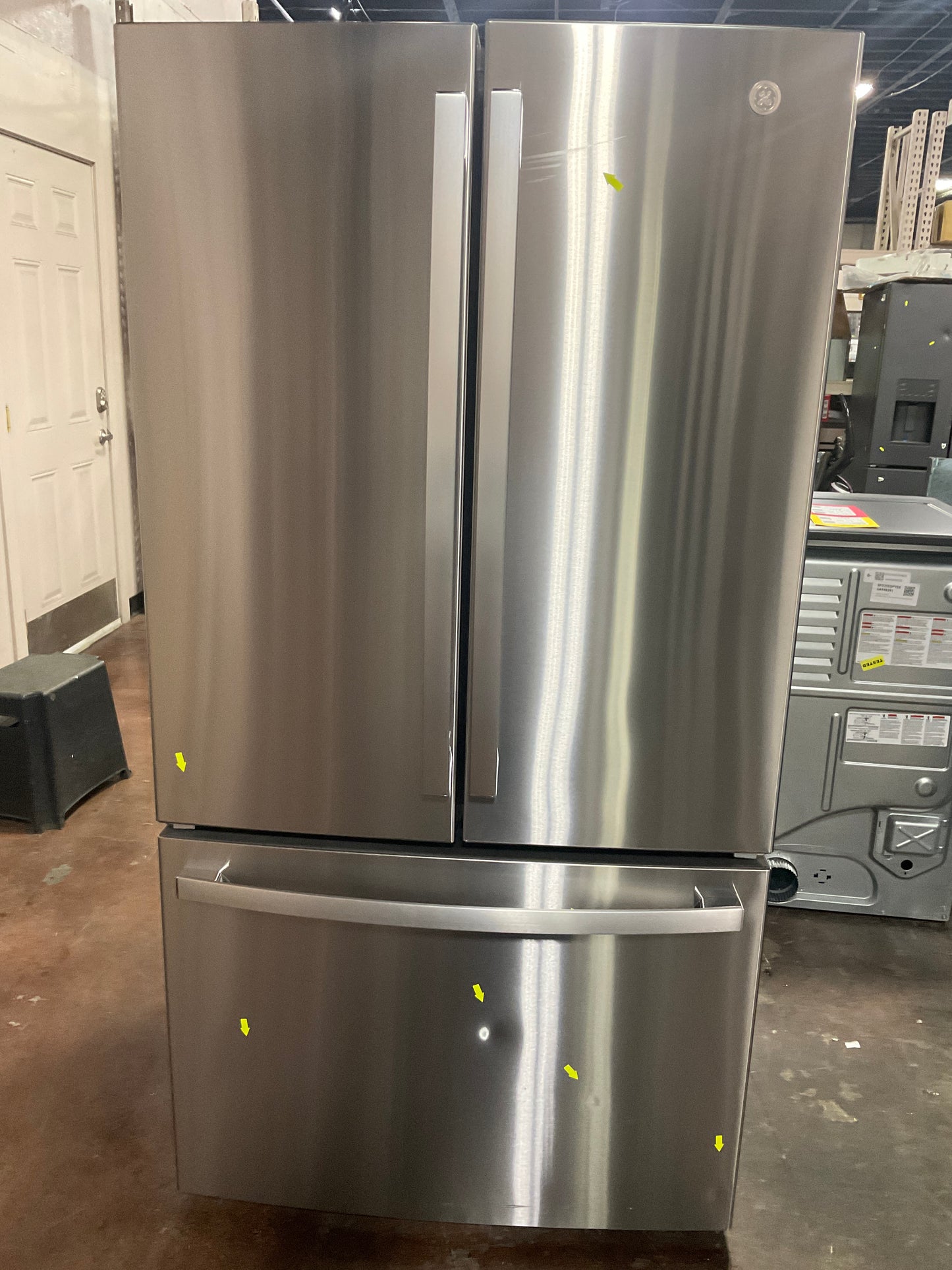 Front view, door closed