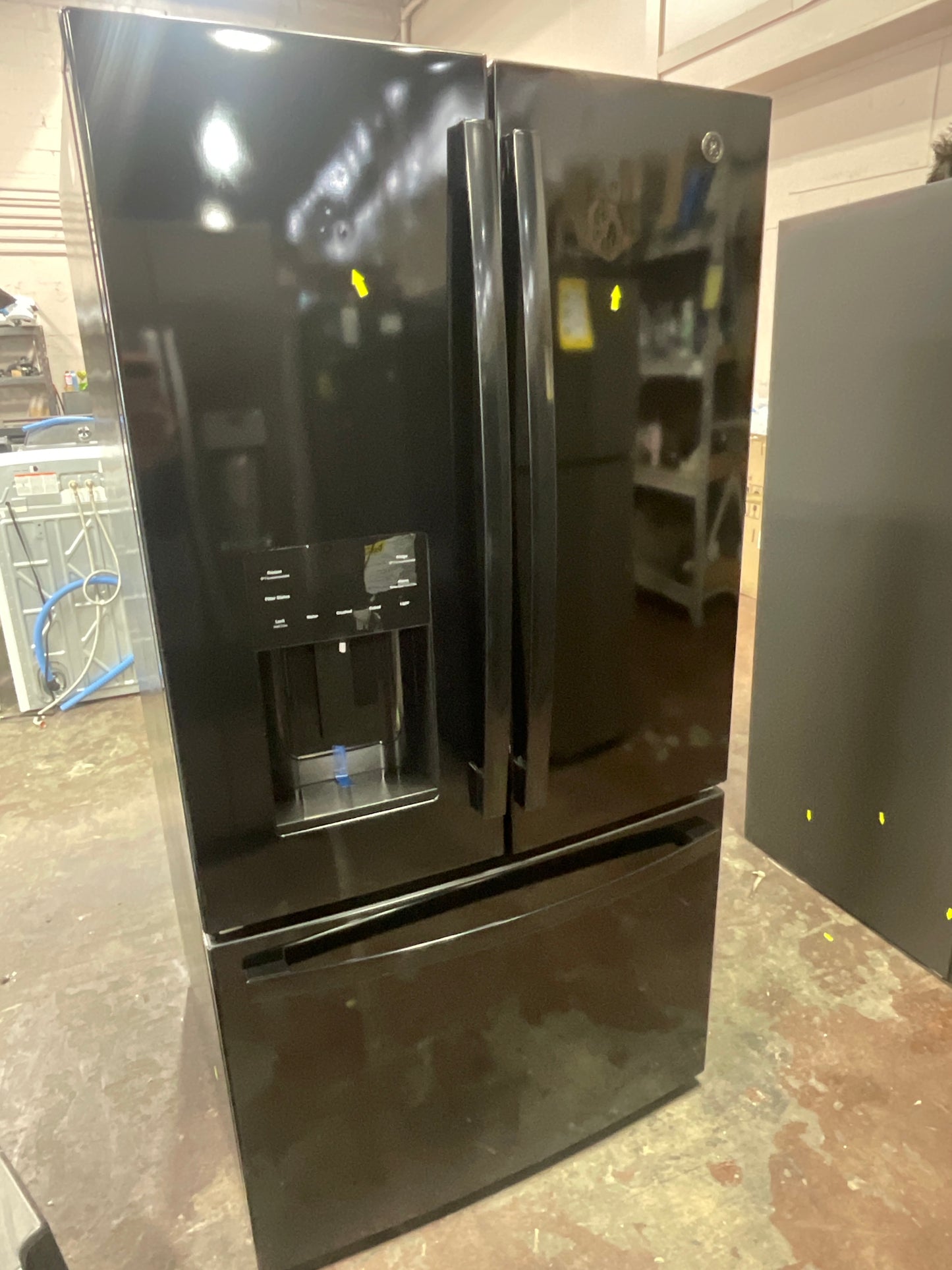 Front view, door closed