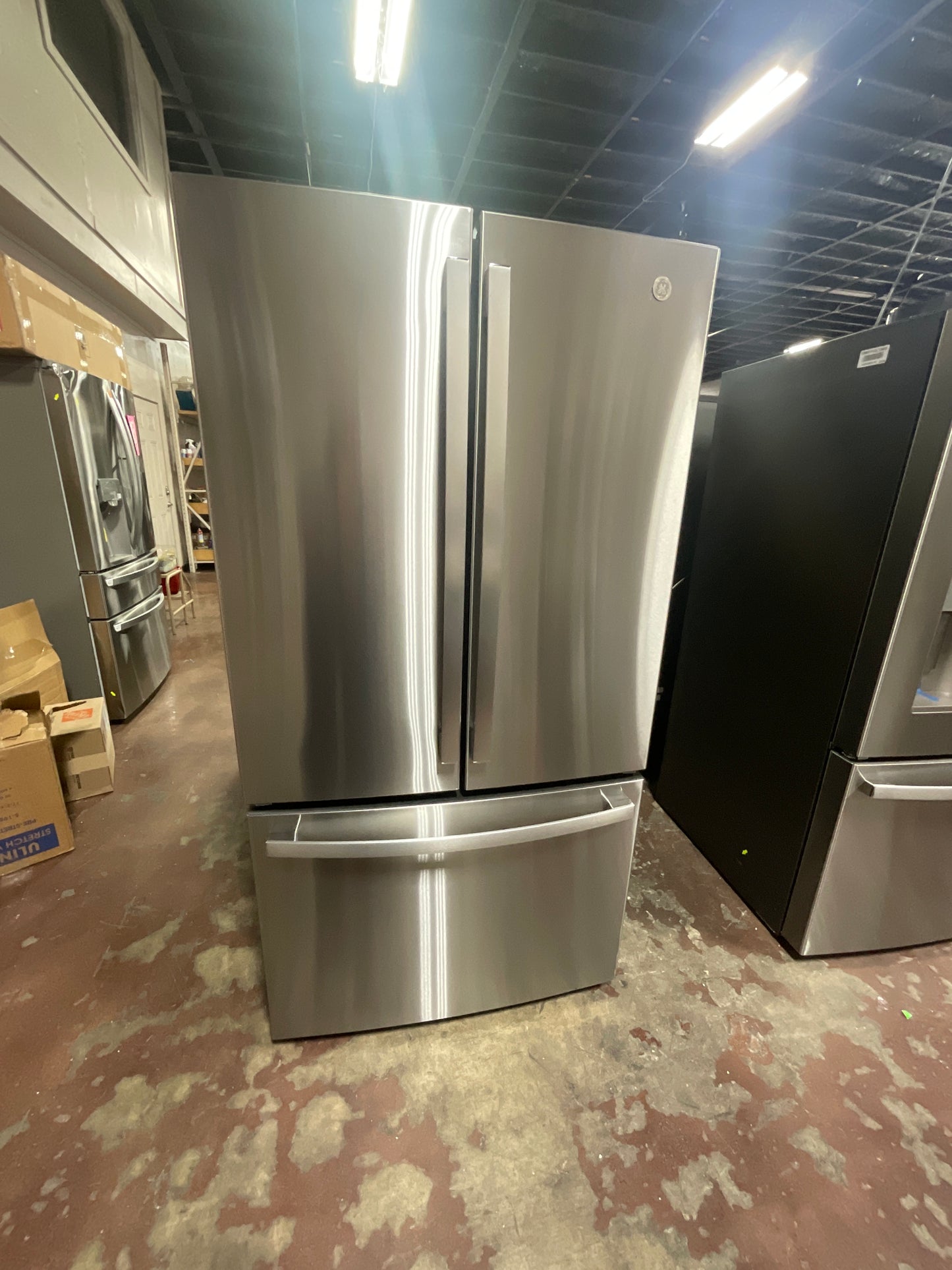 Front view, door closed