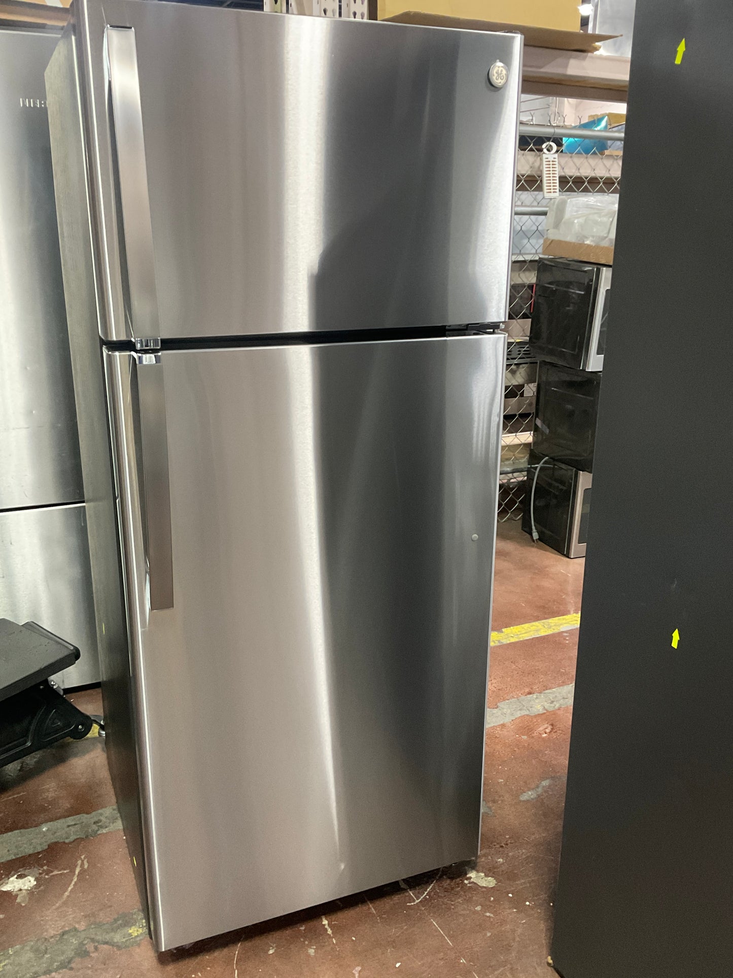 Front view, door closed