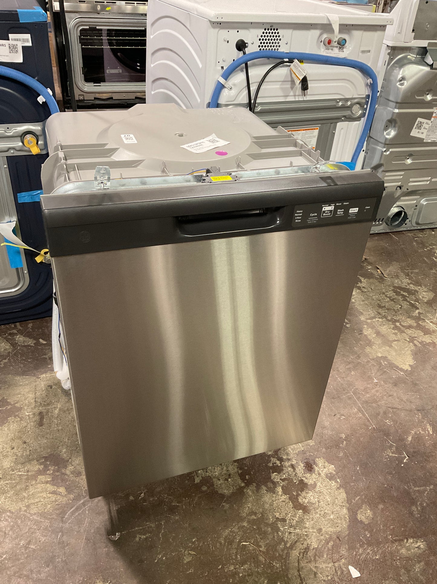 Front view, doors closed