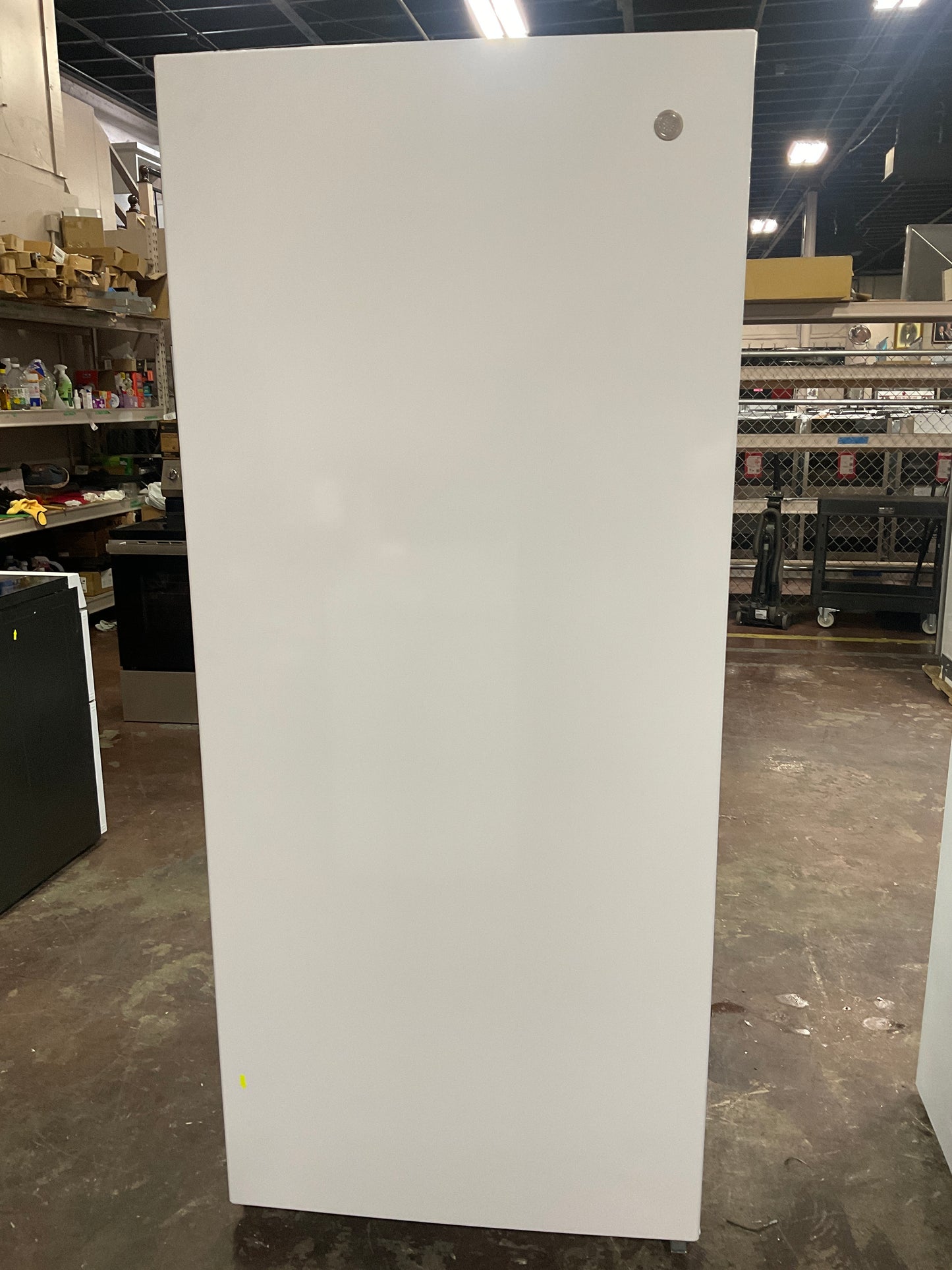 Front view, door closed