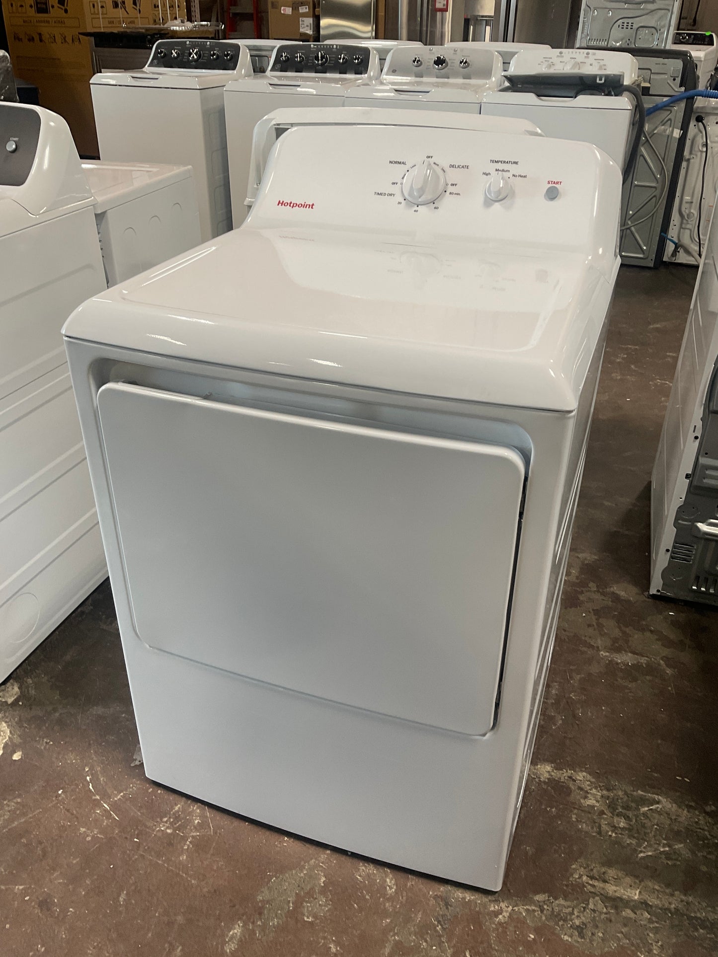 Front view, door closed