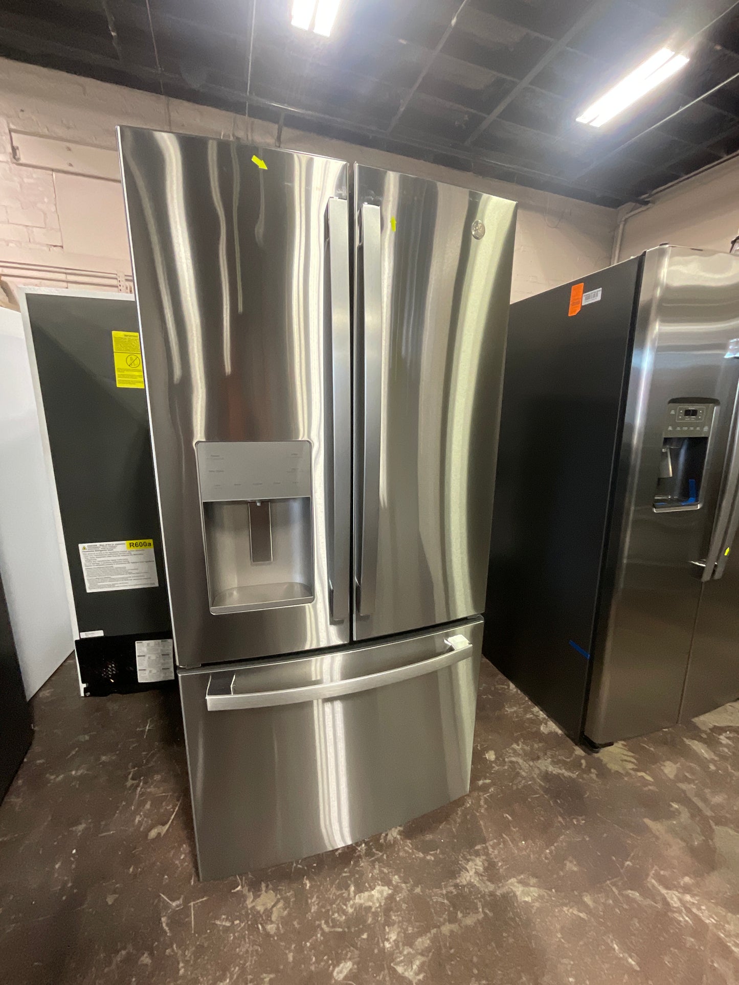 Front view, door closed