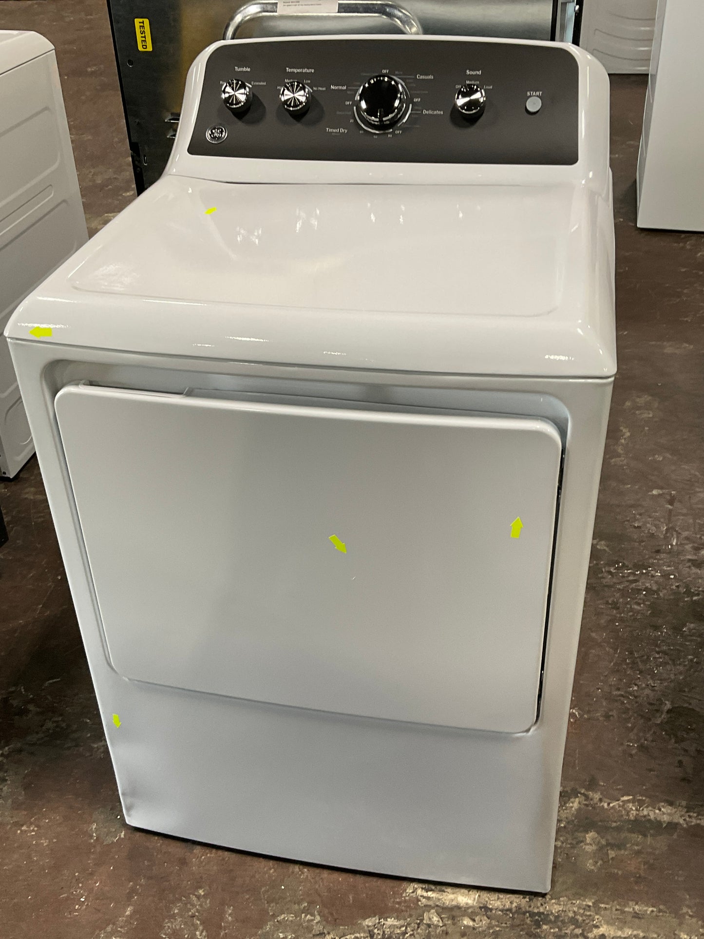 Front view, door closed