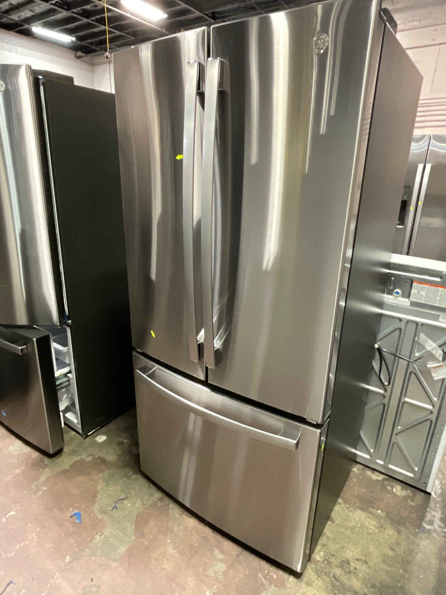 Front view, door closed