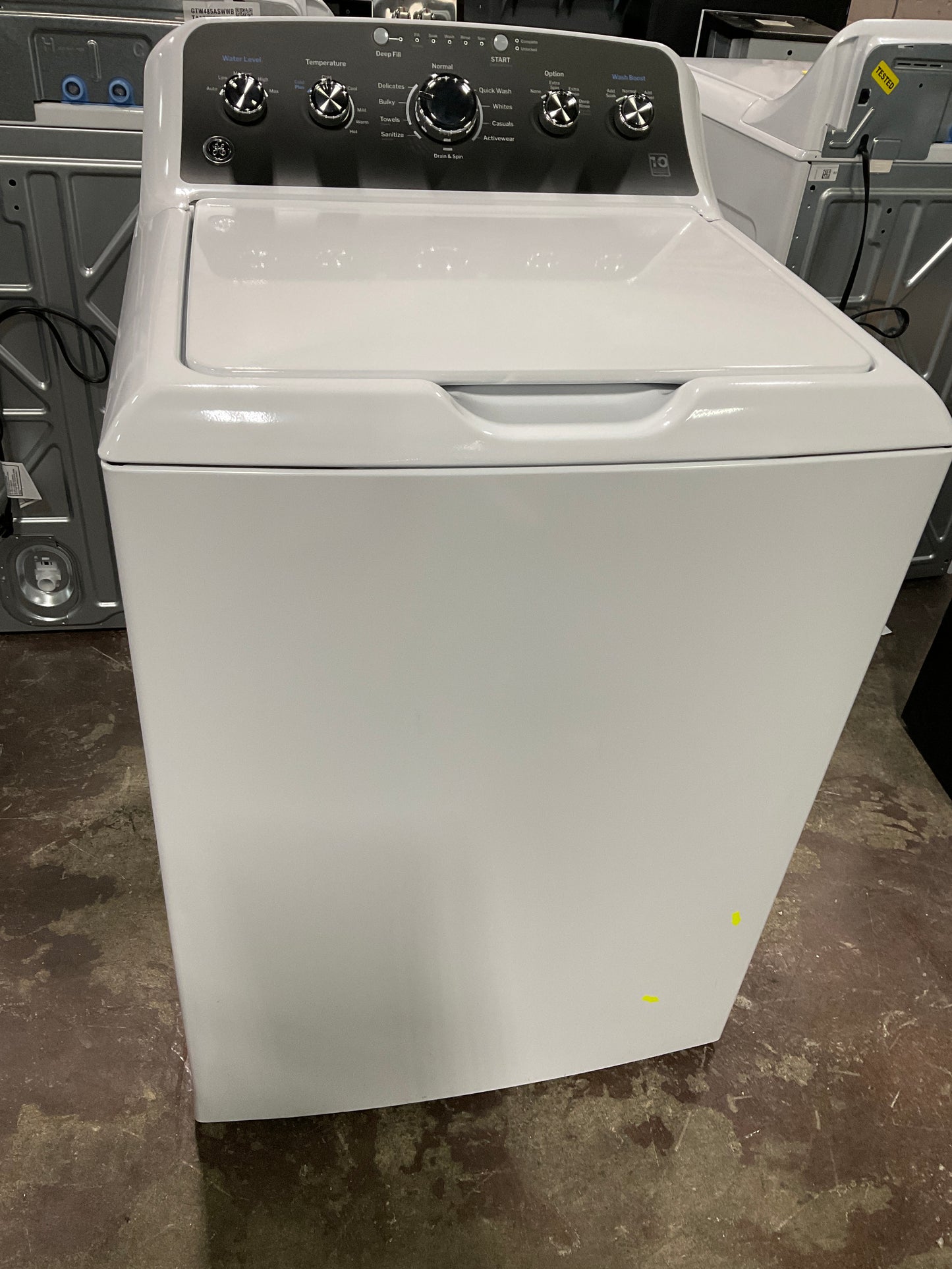 Front view, door closed