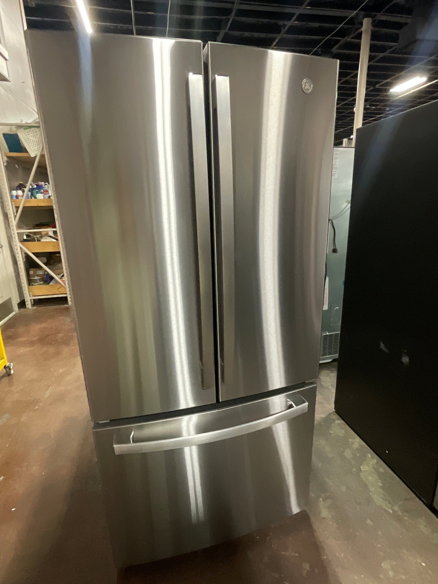 Front view, door closed