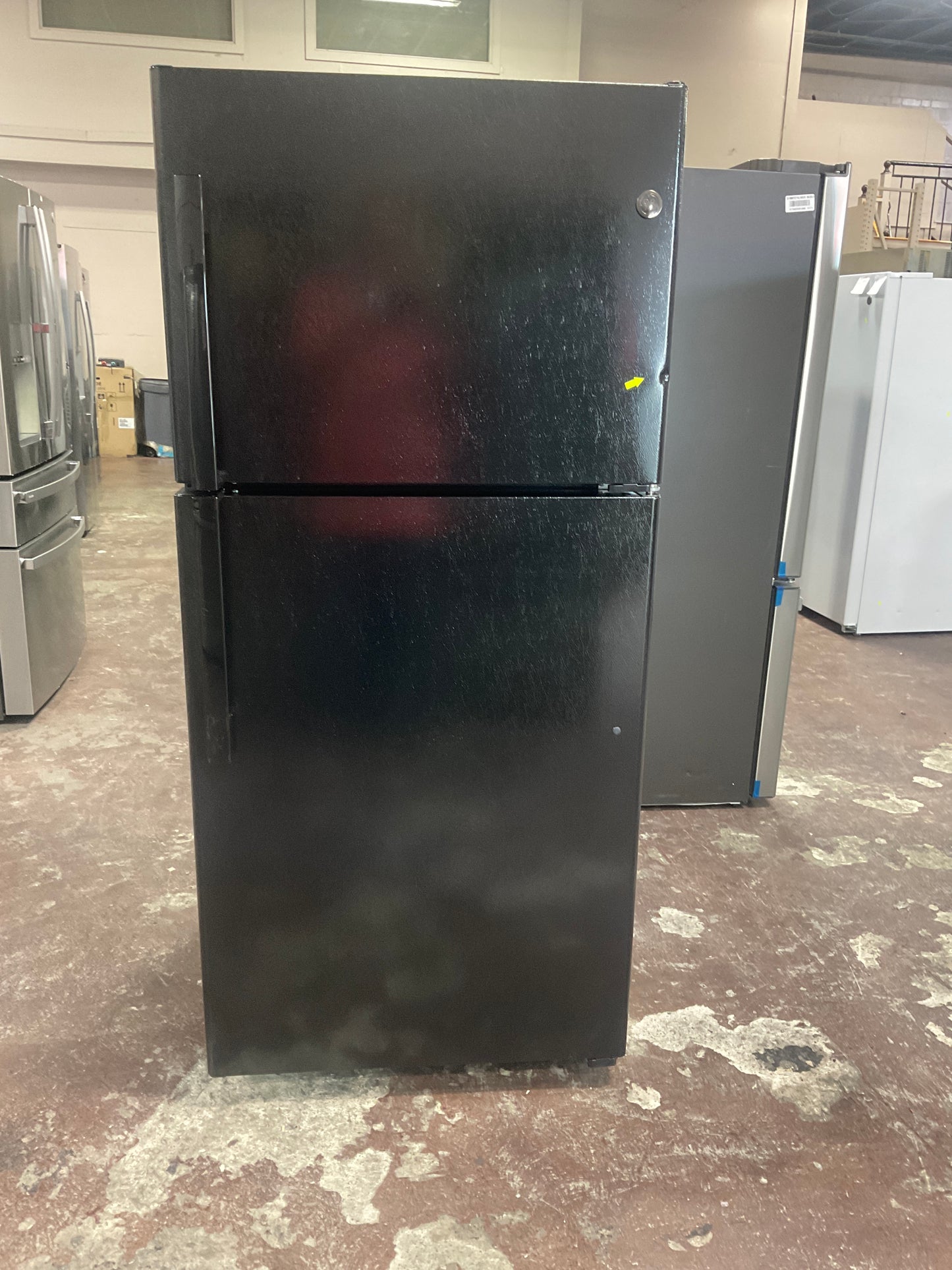 Front view, door closed
