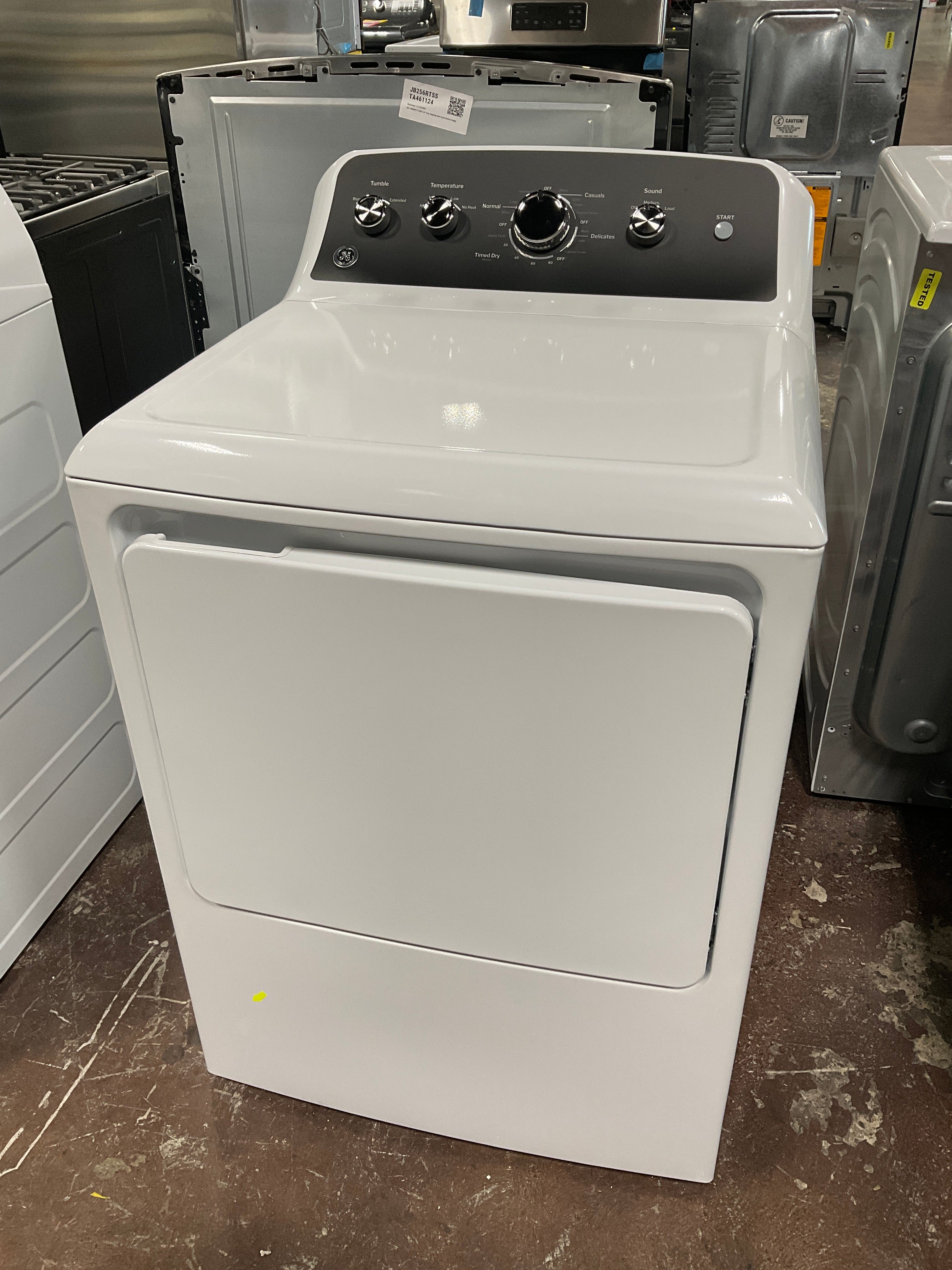 Front view, door closed