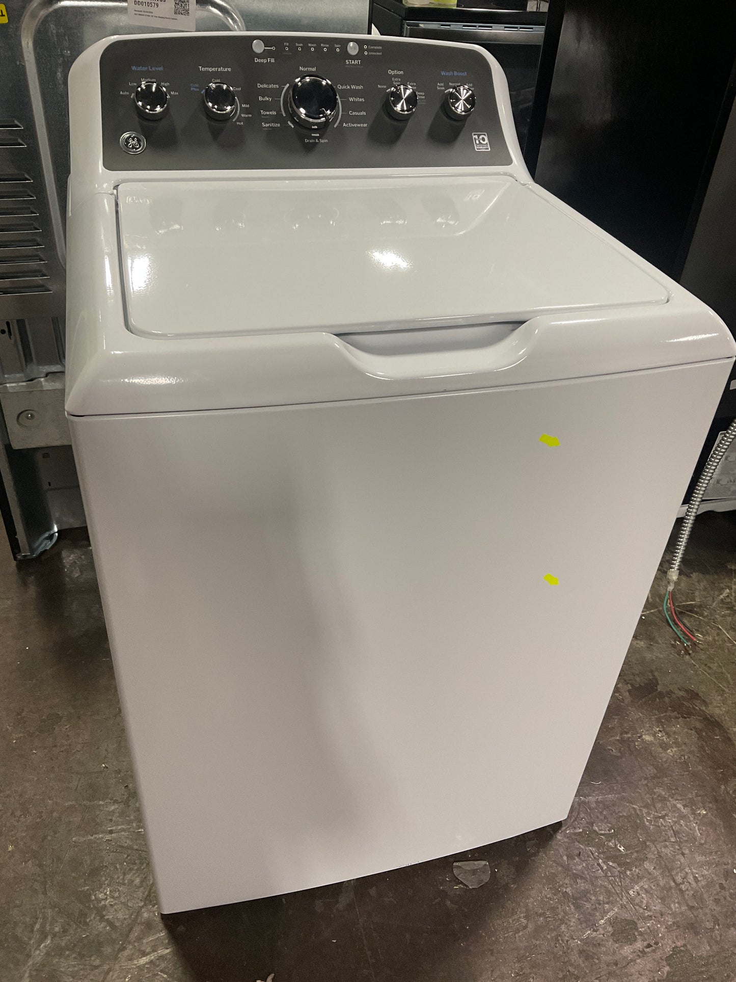 Front view, door closed