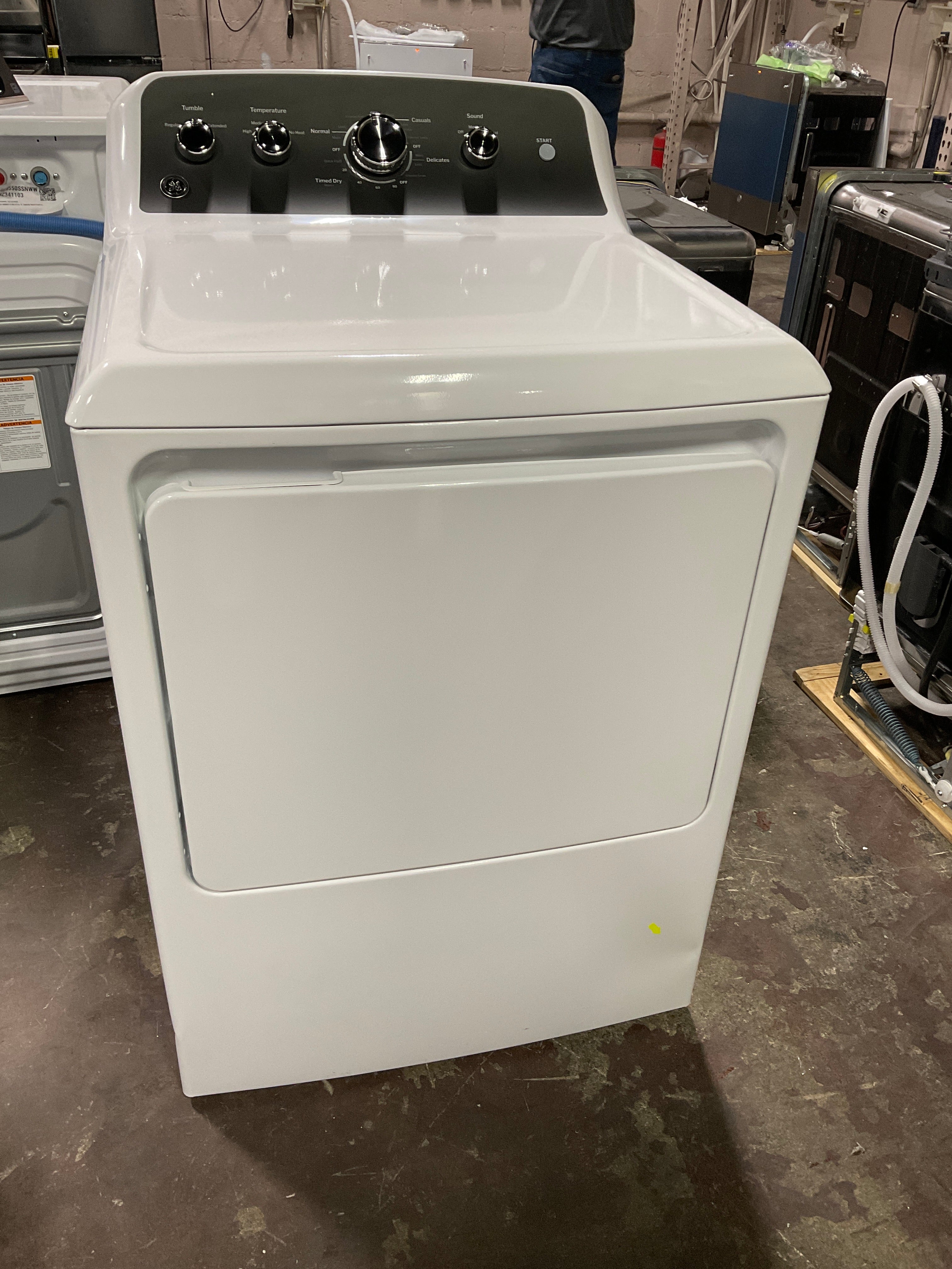 Front view, door closed