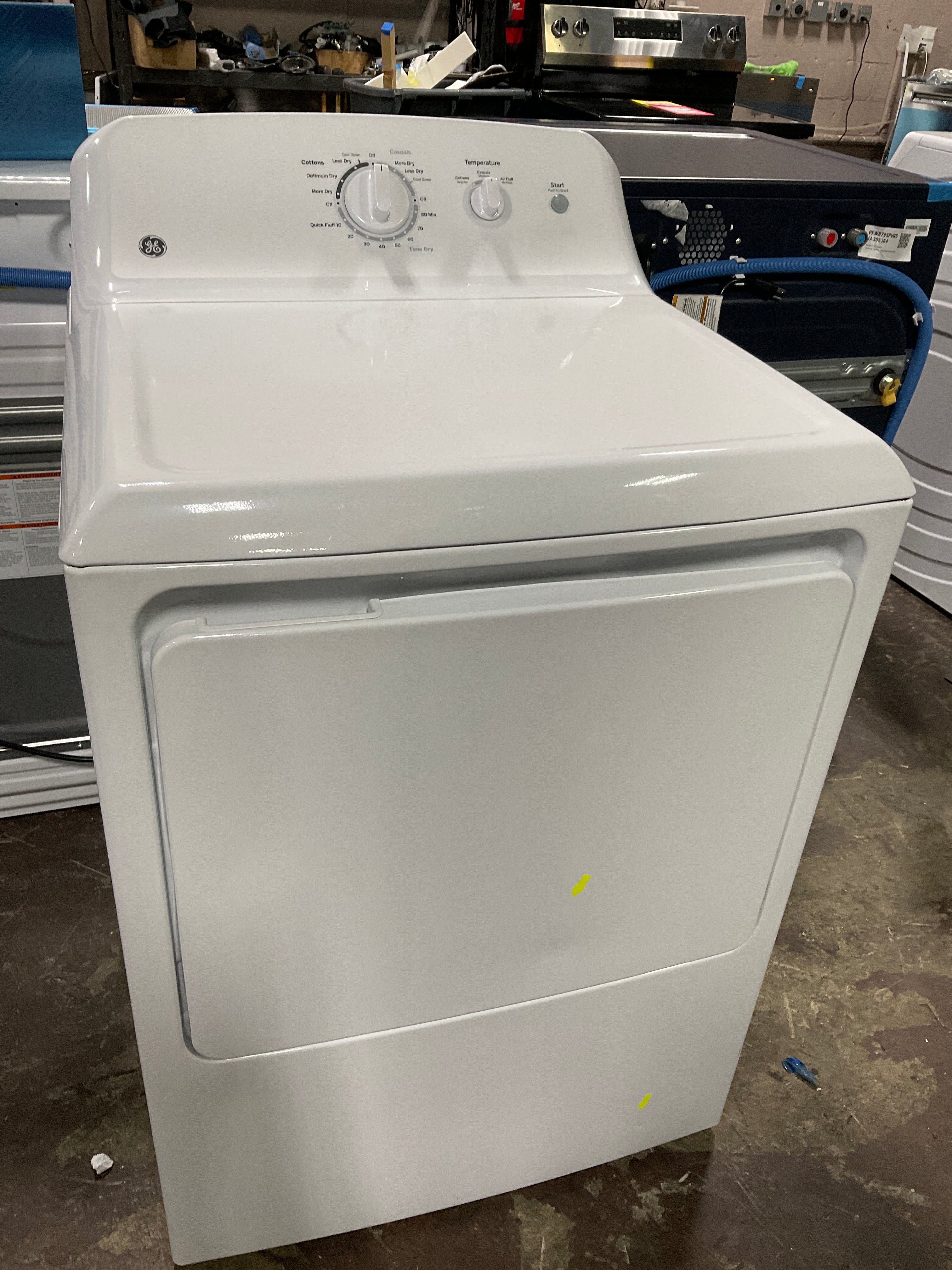 Front view, door closed