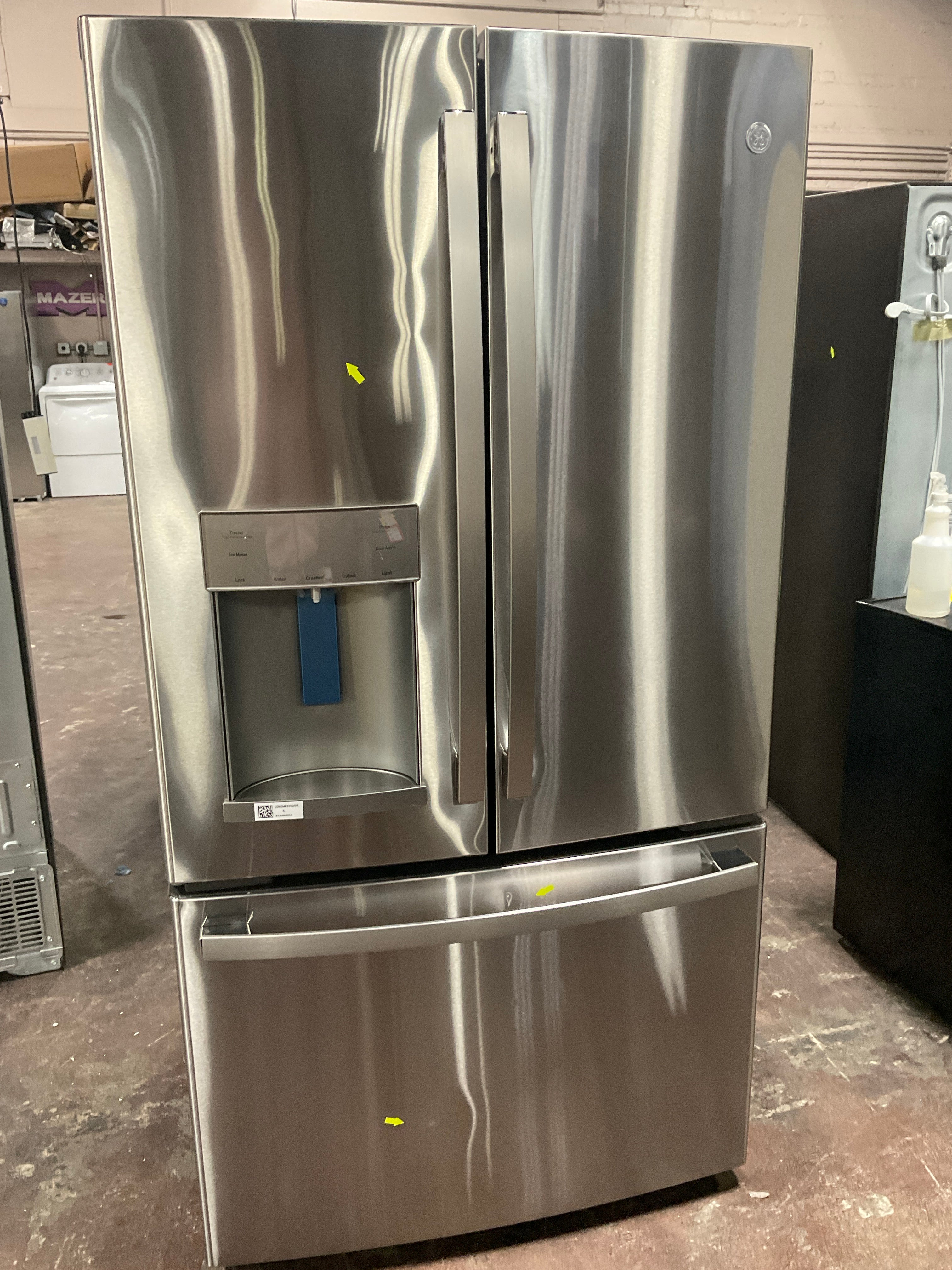 Front view, door closed