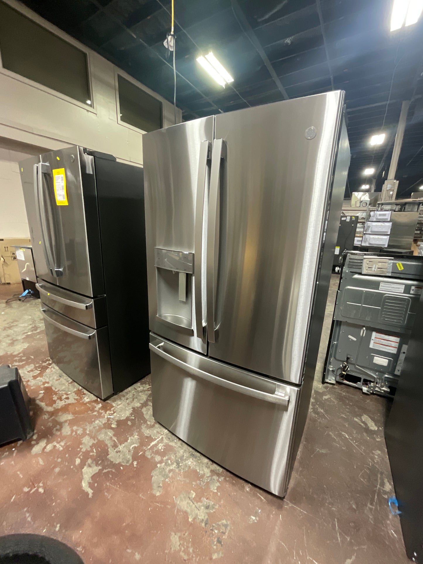 Front view, door closed