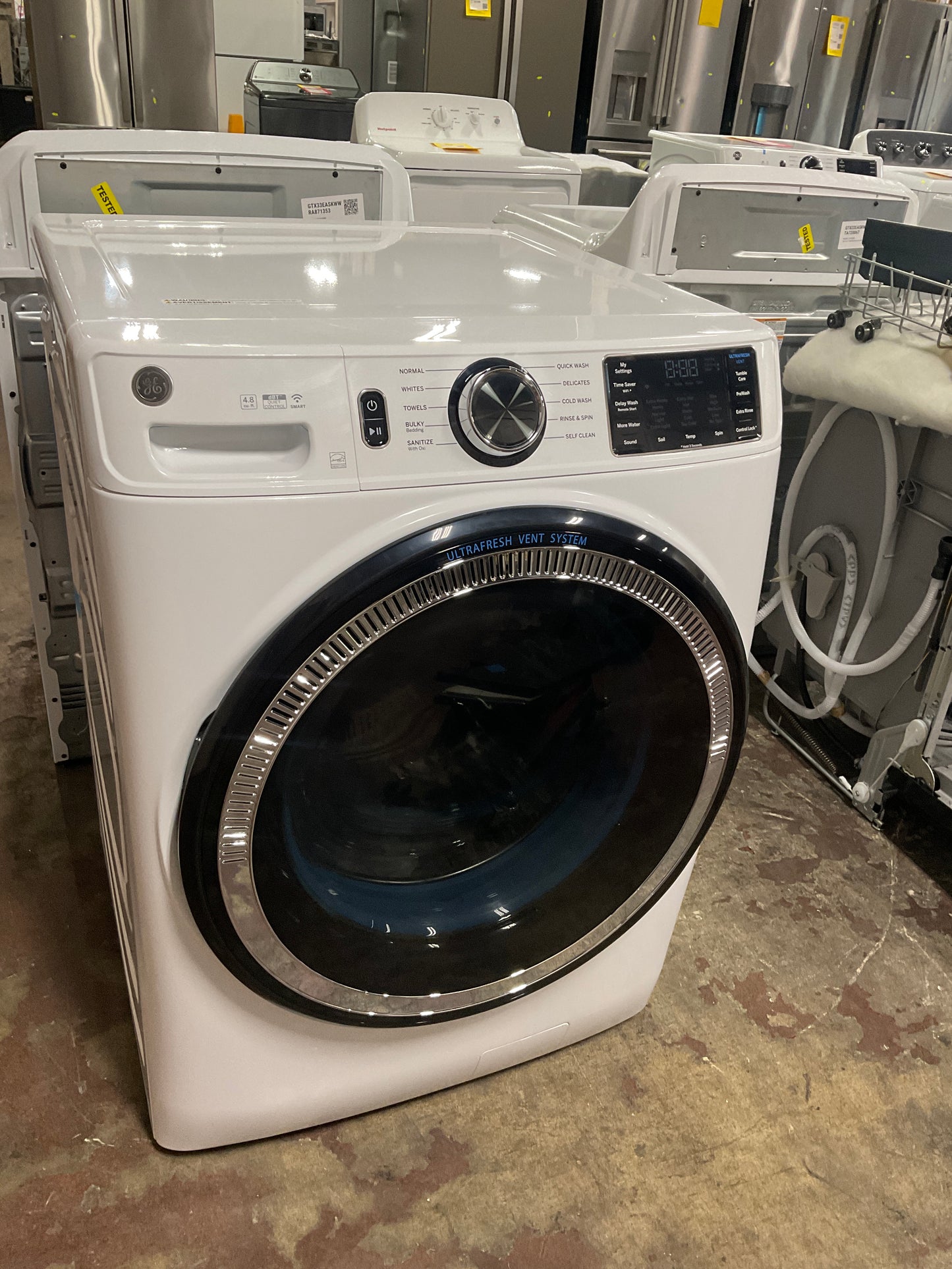 Front view, door closed