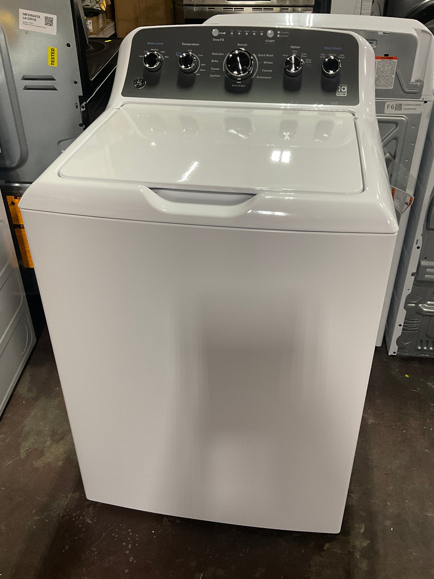 Front view, door closed