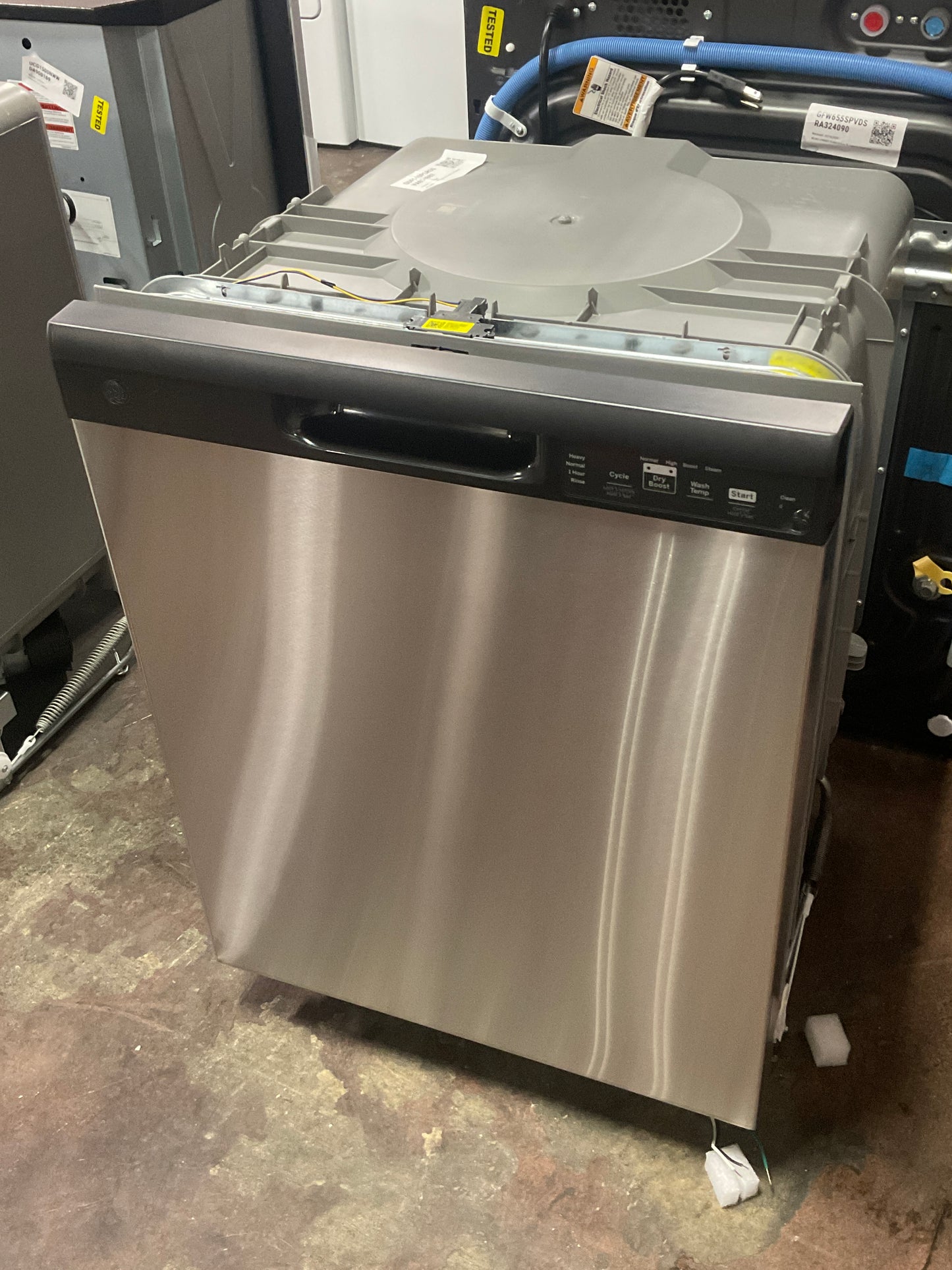 Front view, doors closed