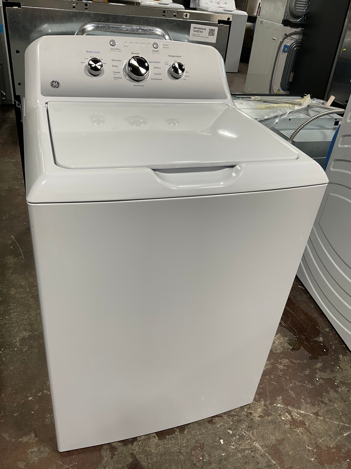 Front view, door closed