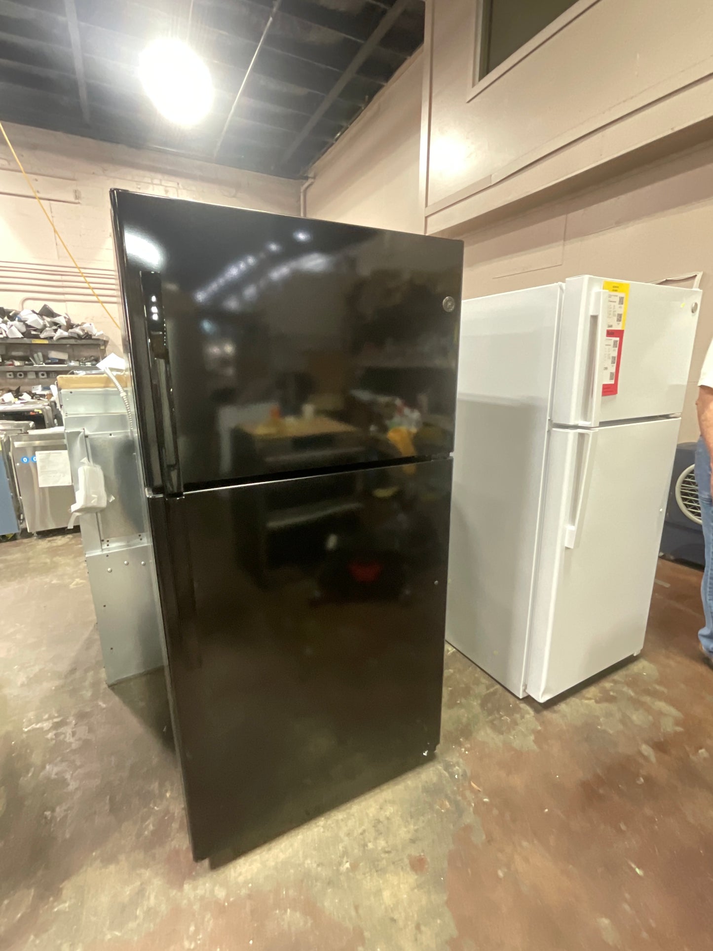Front view, door closed