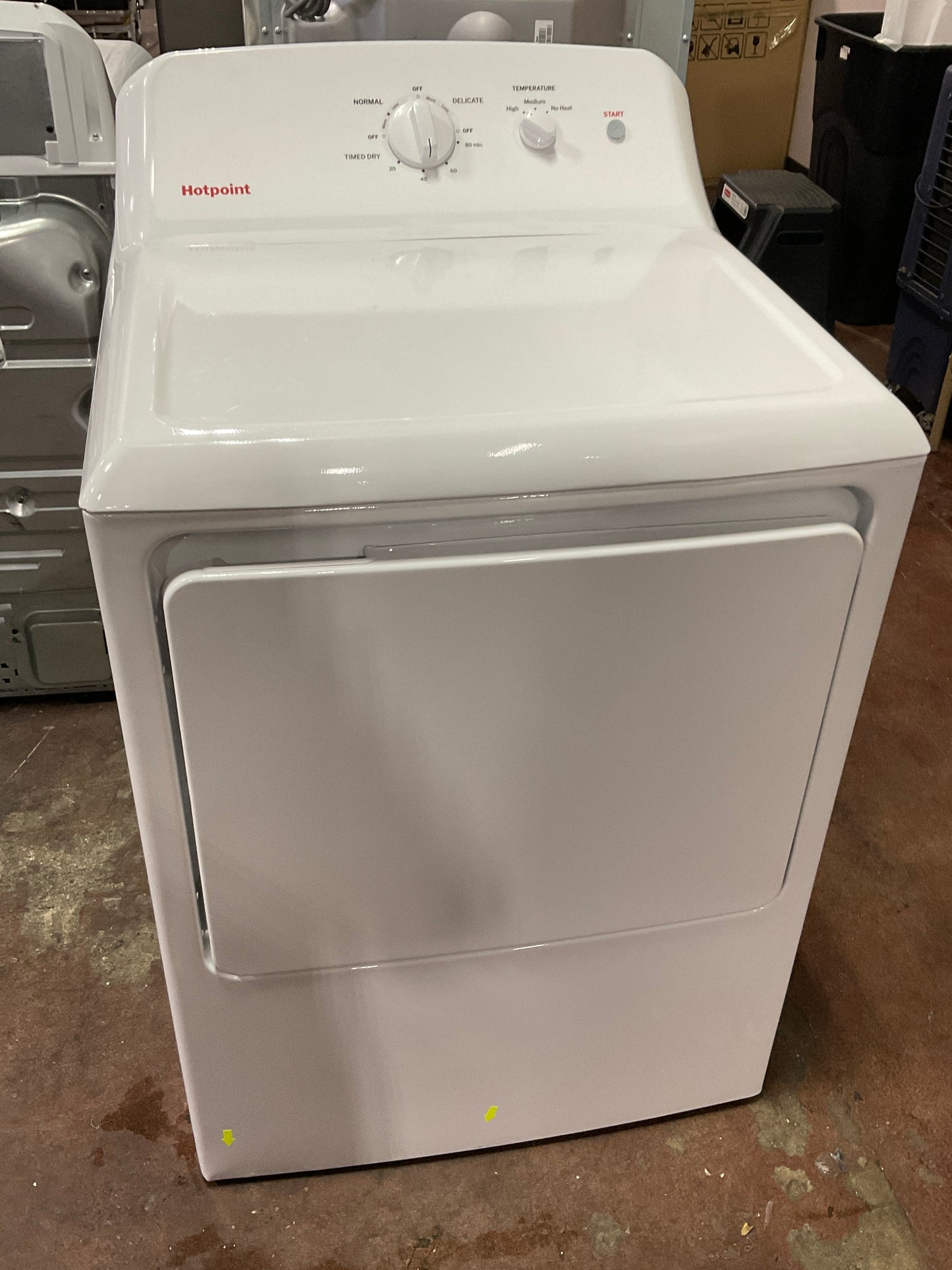 Front view, door closed