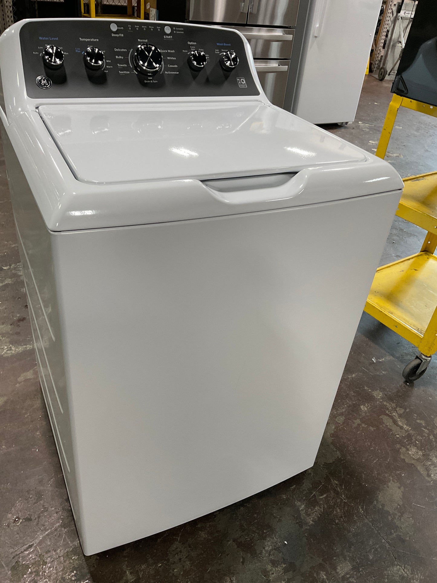 Front view, door closed