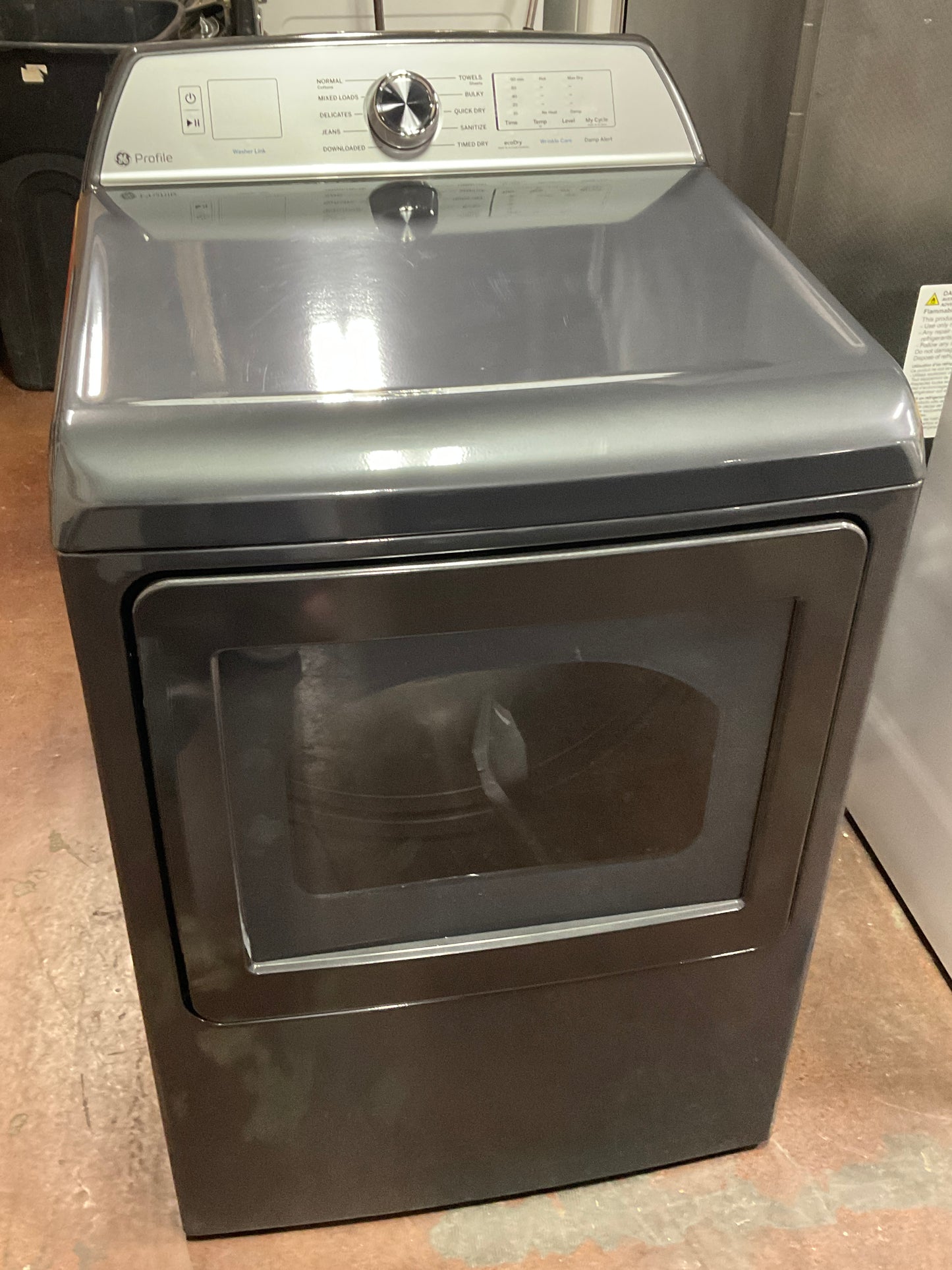 Front view, door closed