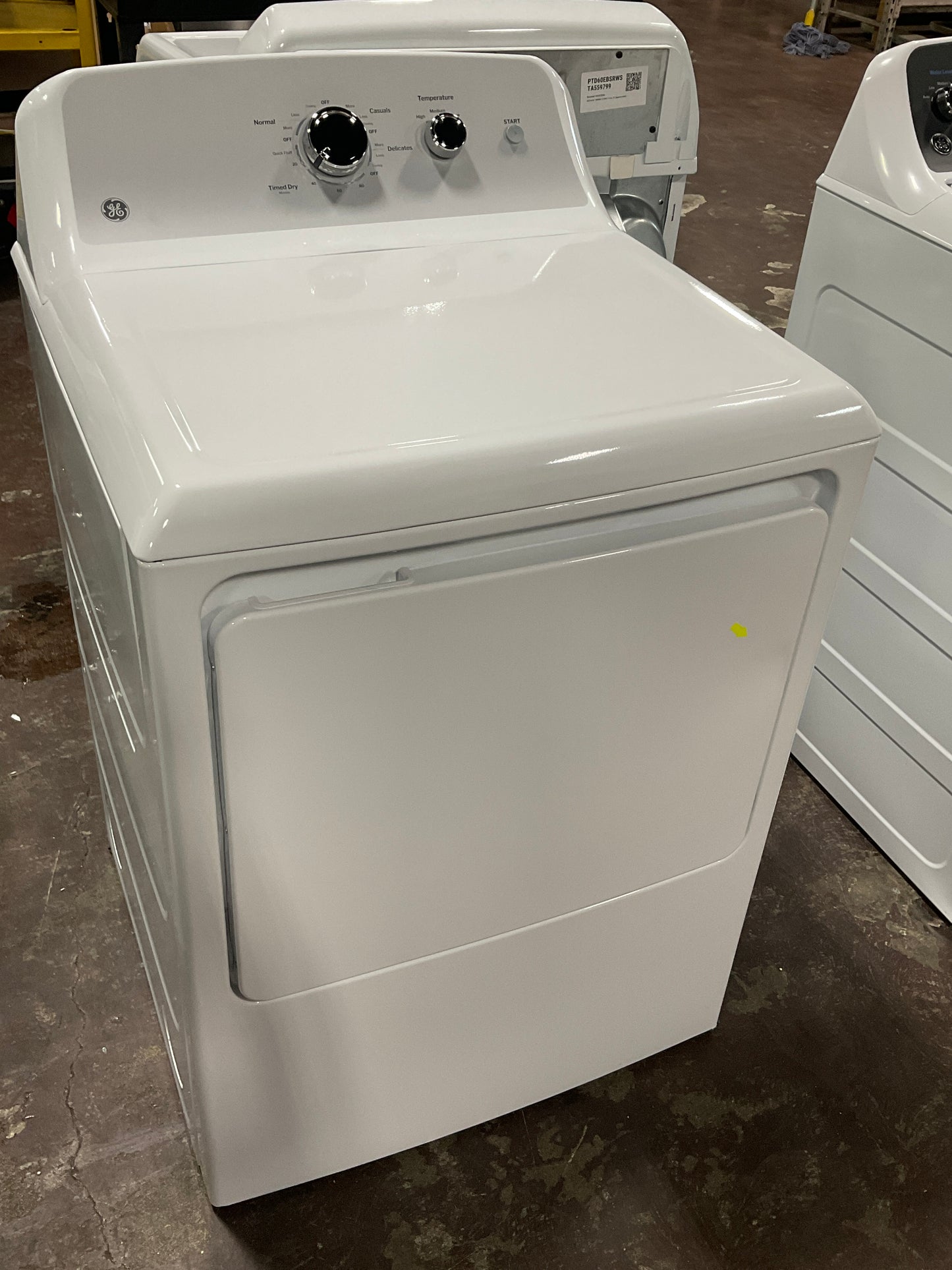 Front view, door closed