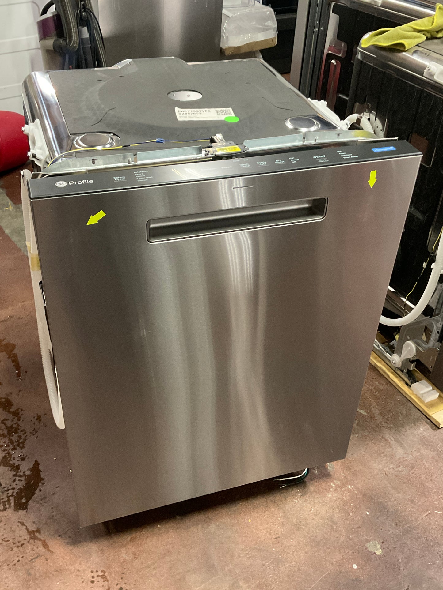 Front view, doors closed