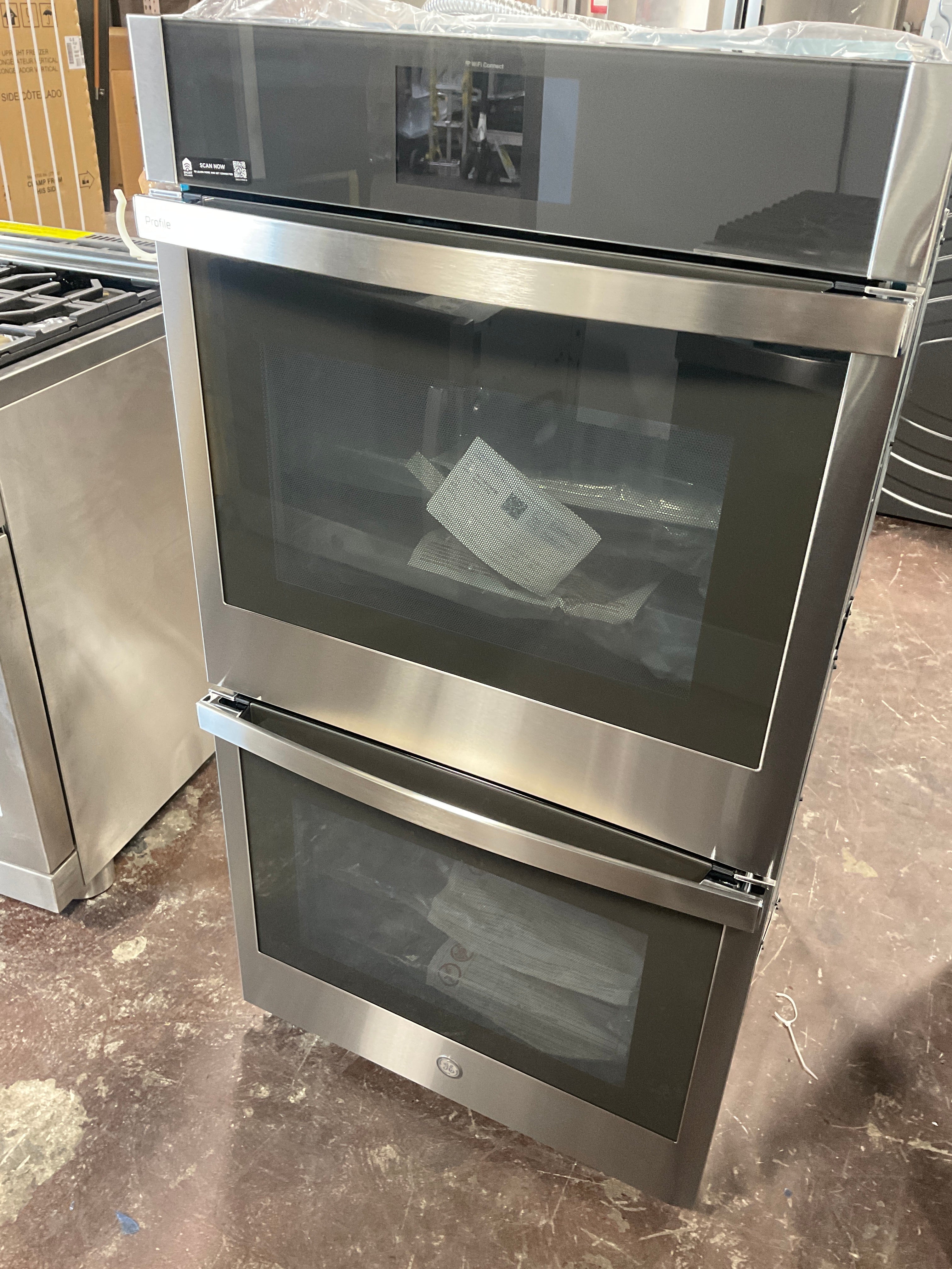 Front view, door closed