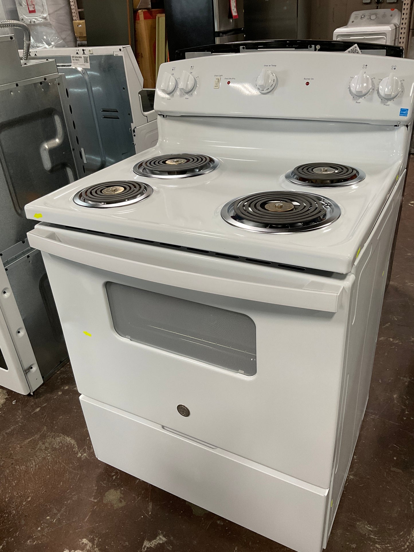 Front view, oven-door closed