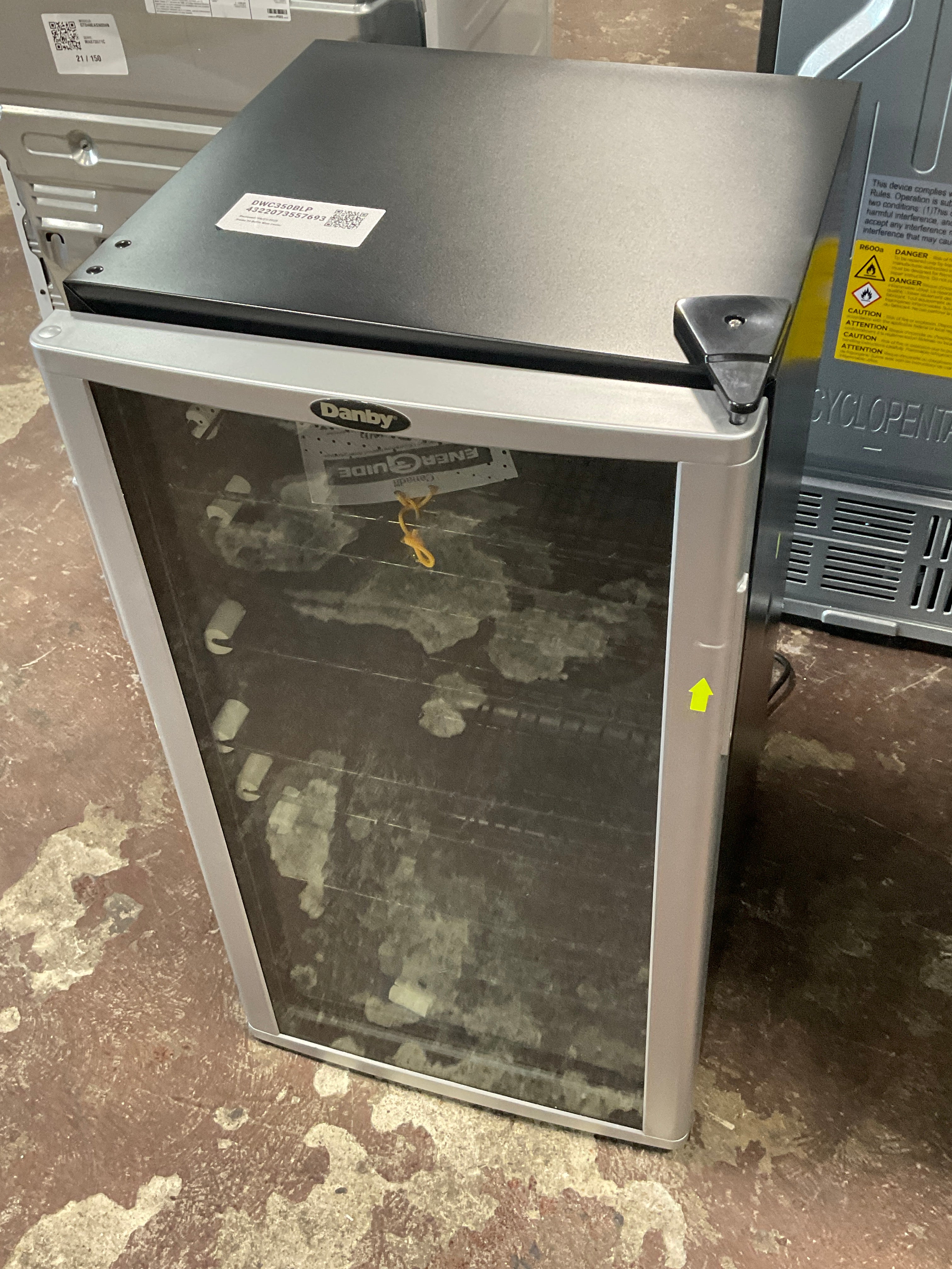 Front view, door closed