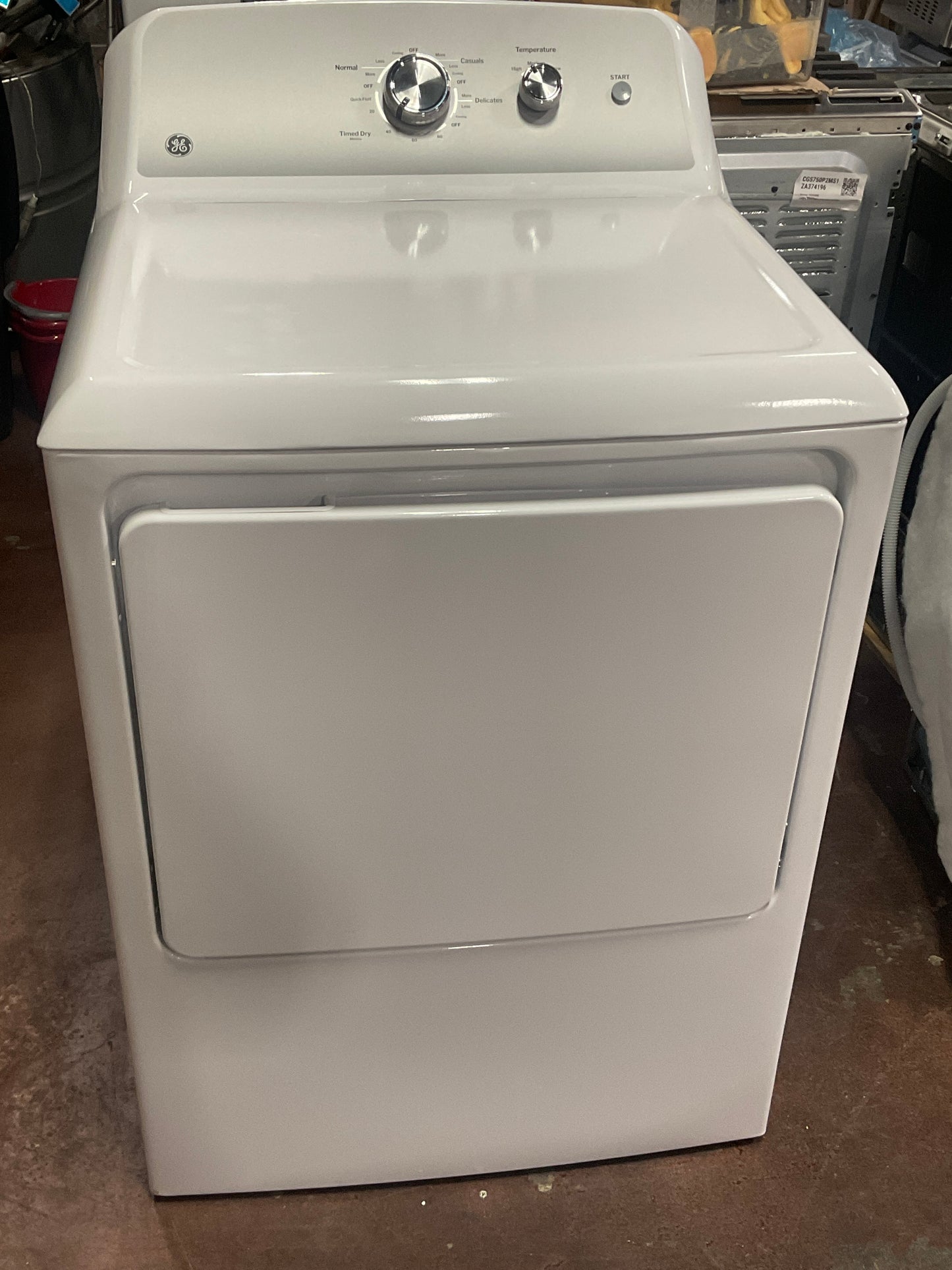 Front view, door closed