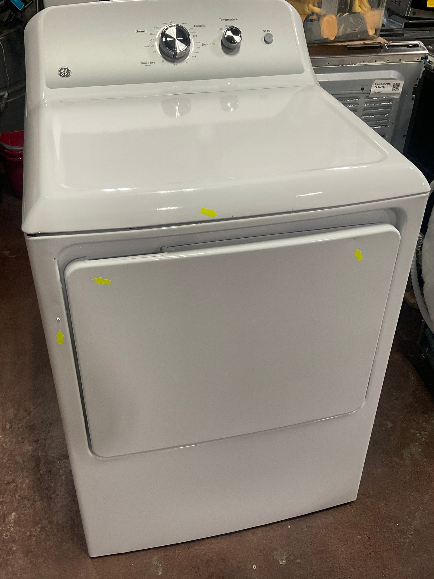 Front view, door closed