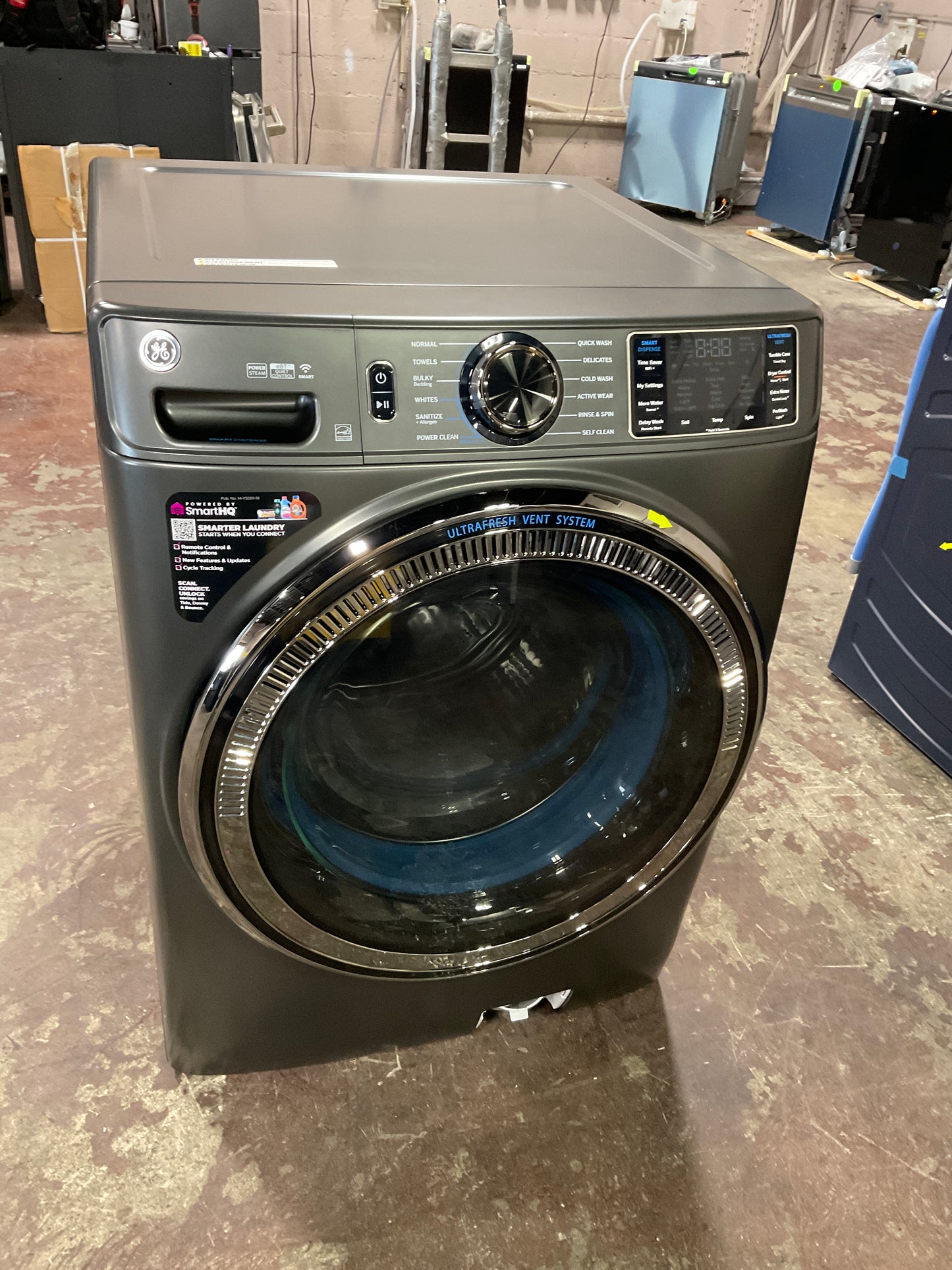 Front view, door closed