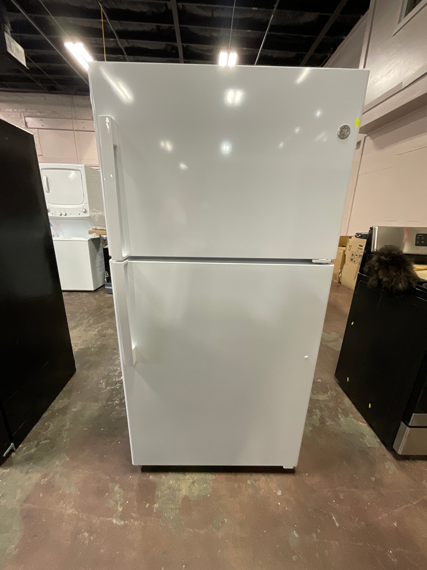 Front view, door closed