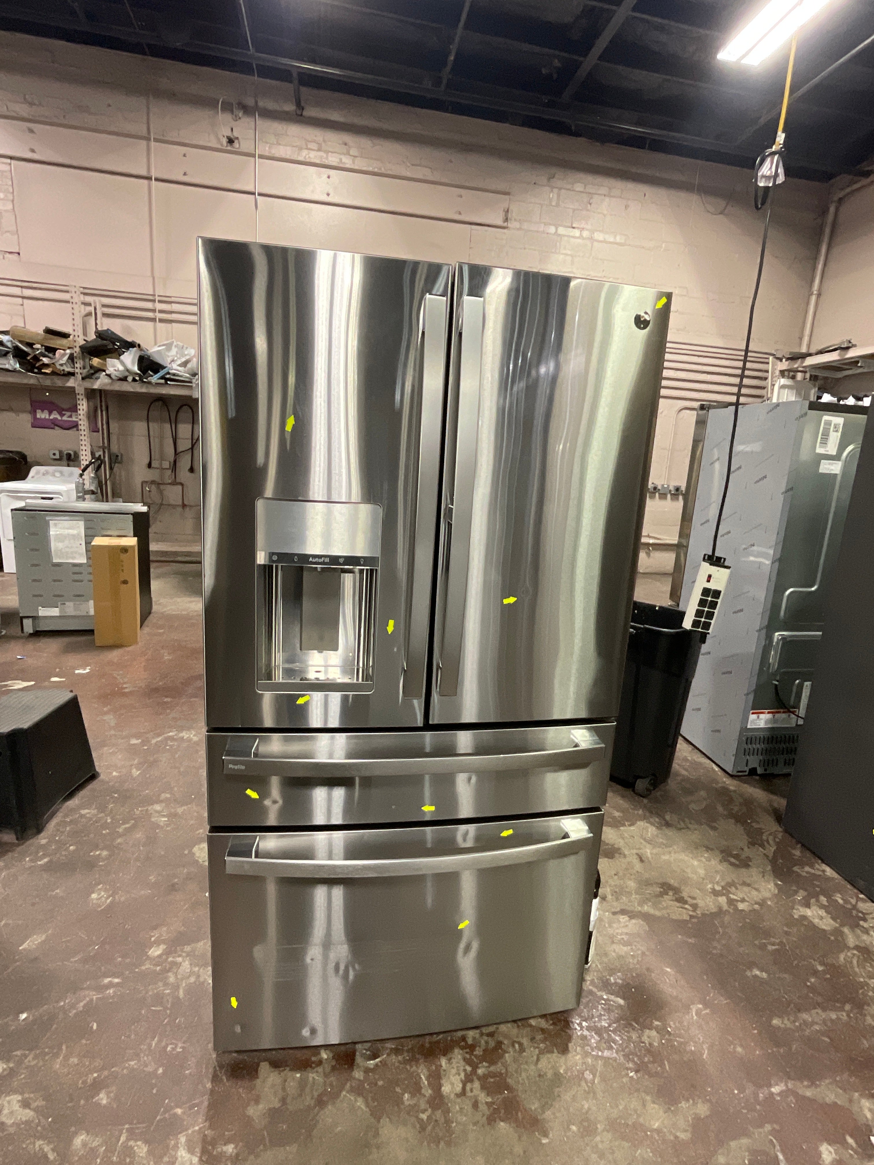 Front view, door closed