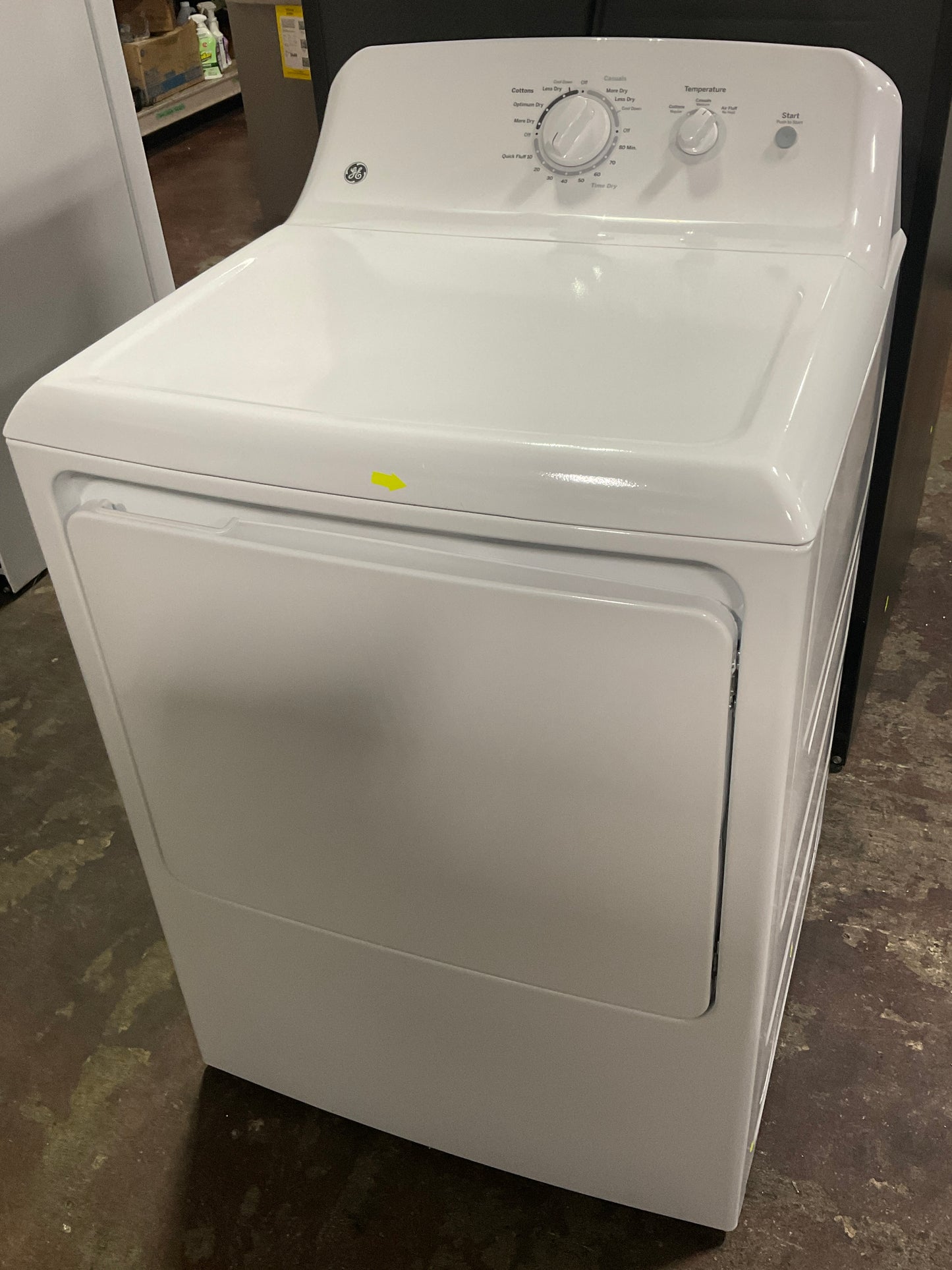 Front view, door closed