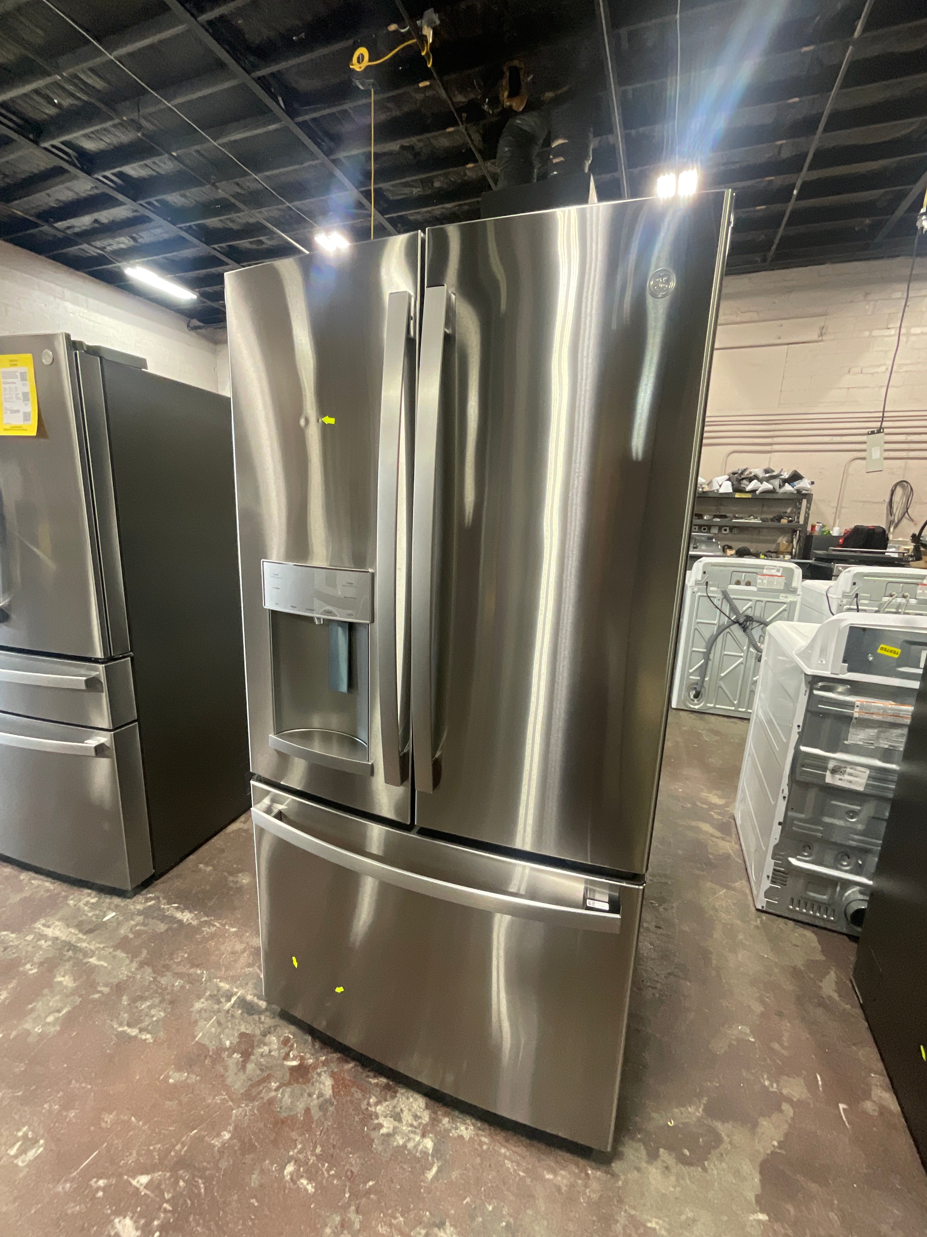 Front view, door closed