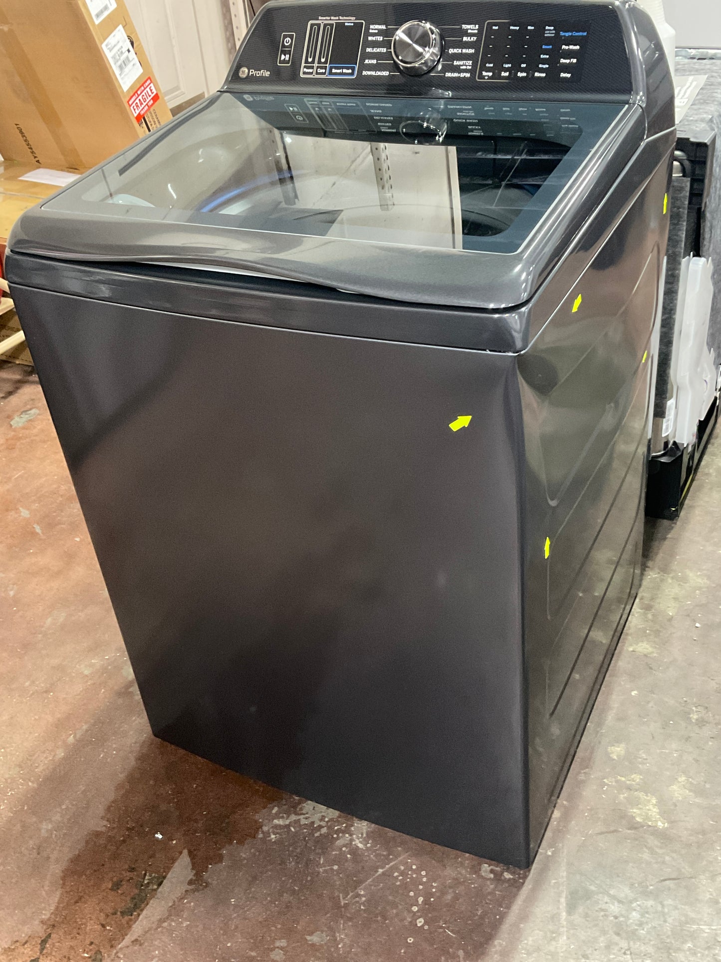 Front view, door closed