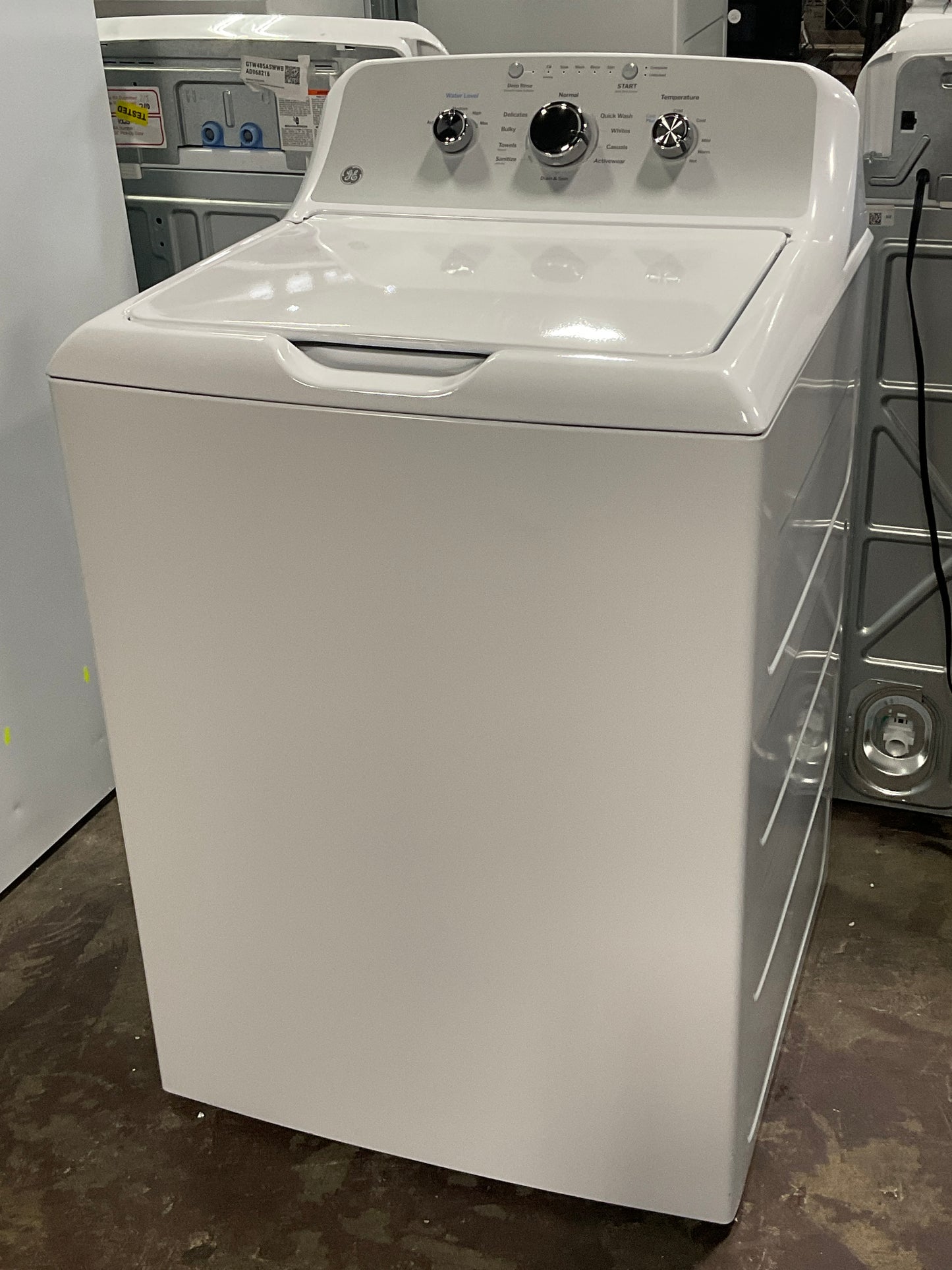 Front view, door closed