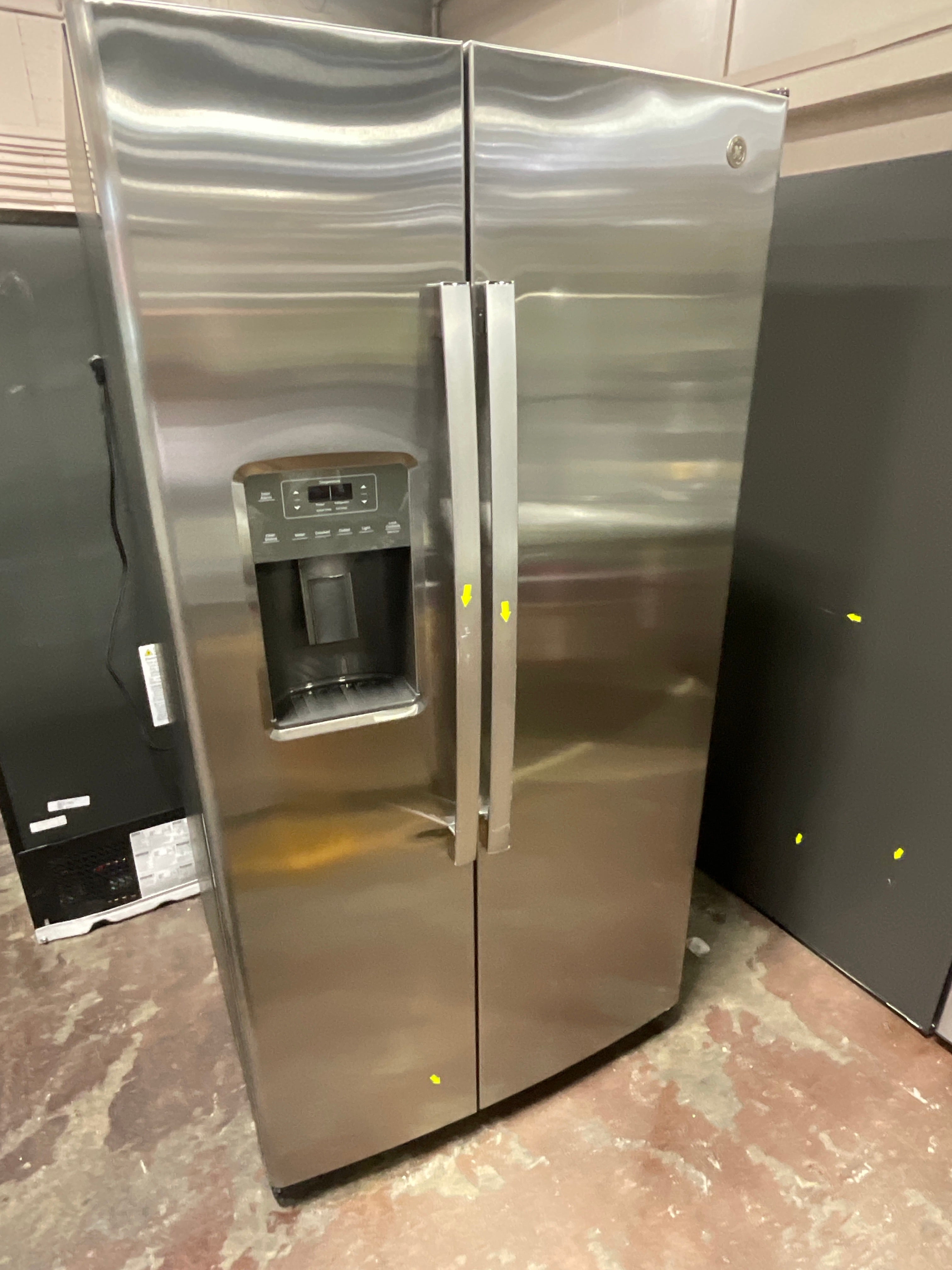 Front view, door closed