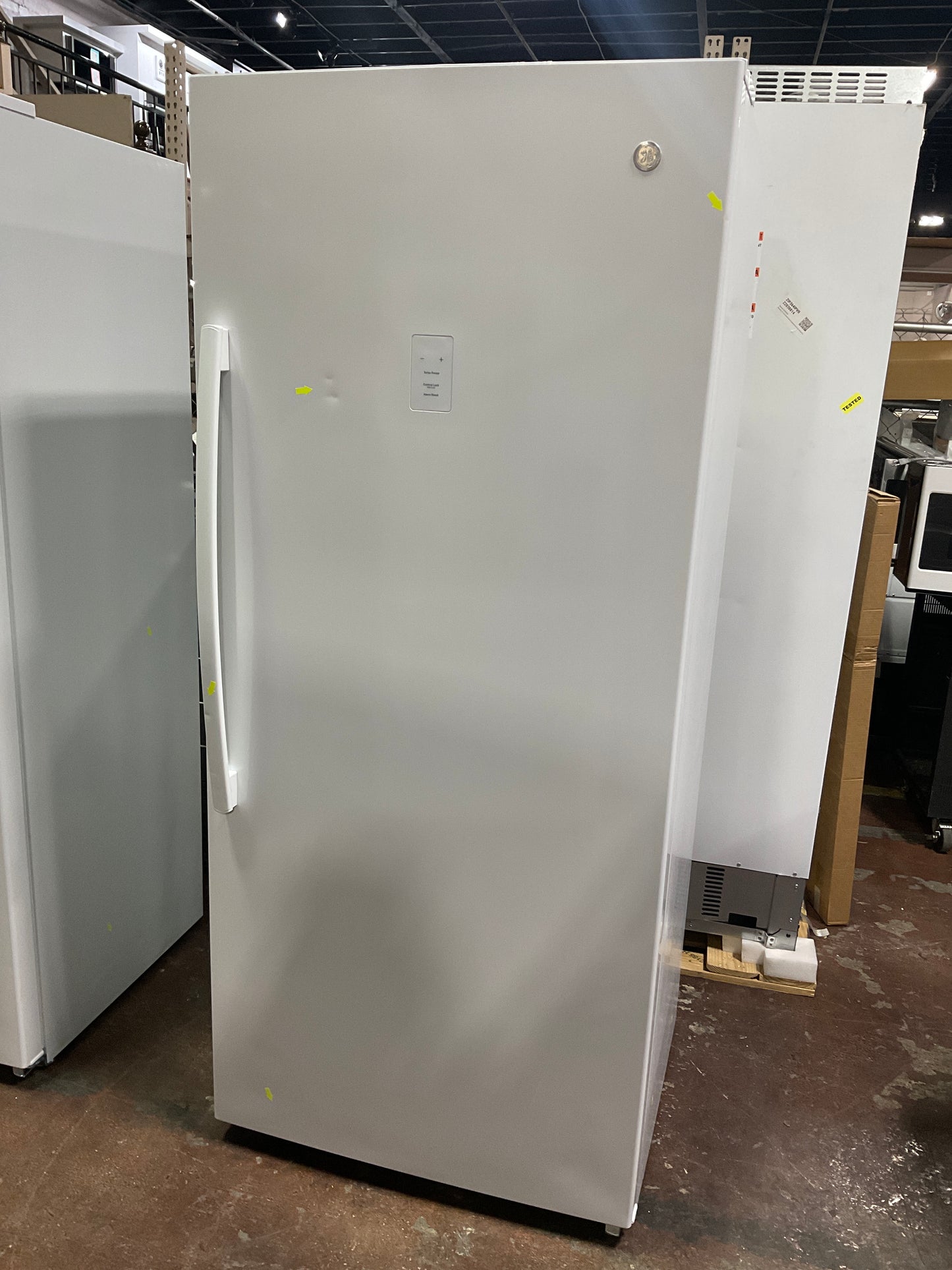 Front view, door closed