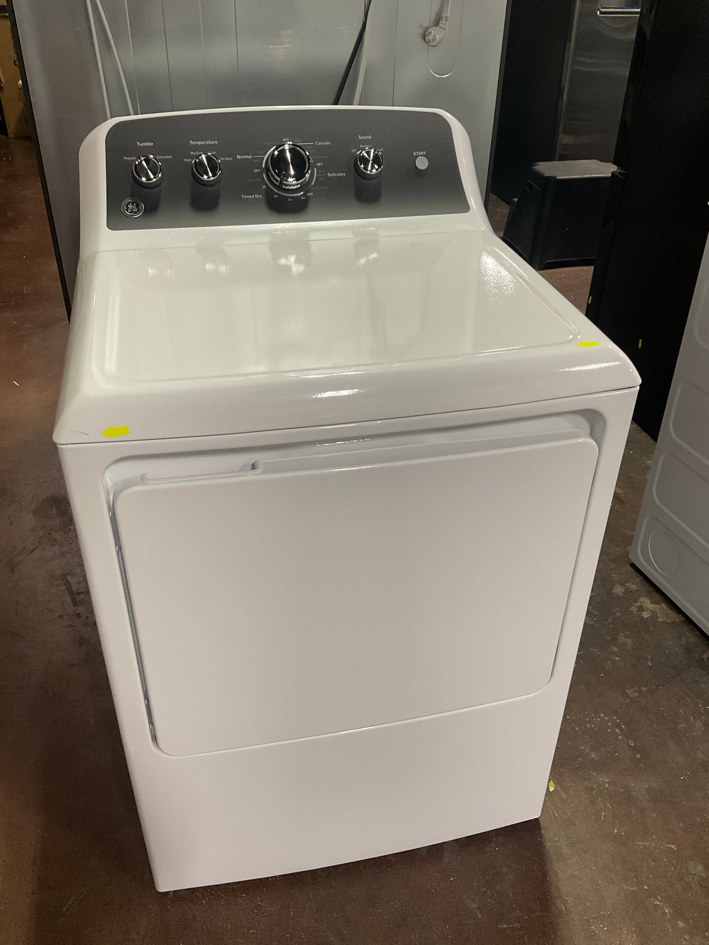 Front view, door closed