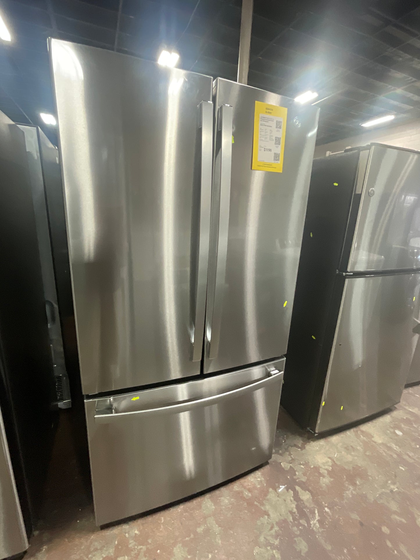 Front view, door closed